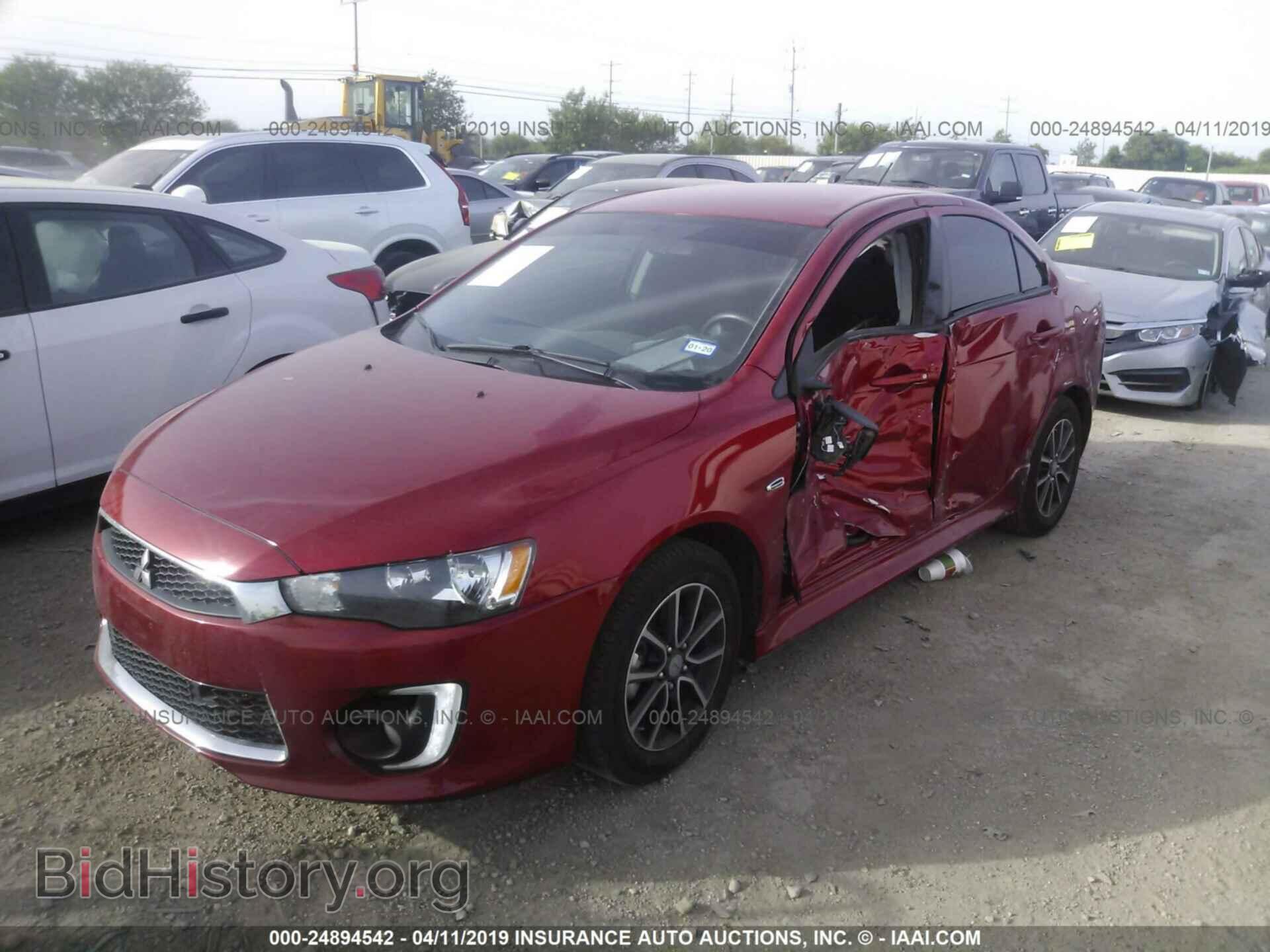 2017 MITSUBISHI LANCER - VIN: JA32U2FU7HU007906 - Фото 2