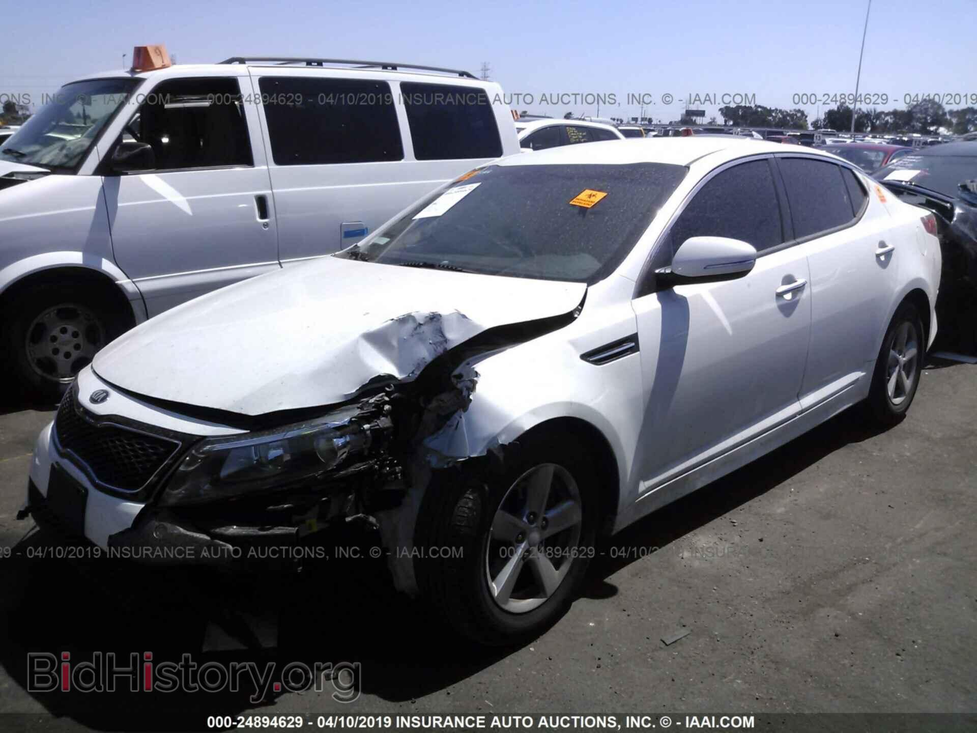 2015 KIA OPTIMA - VIN: KNAGM4A73F5654201 - Фото 2