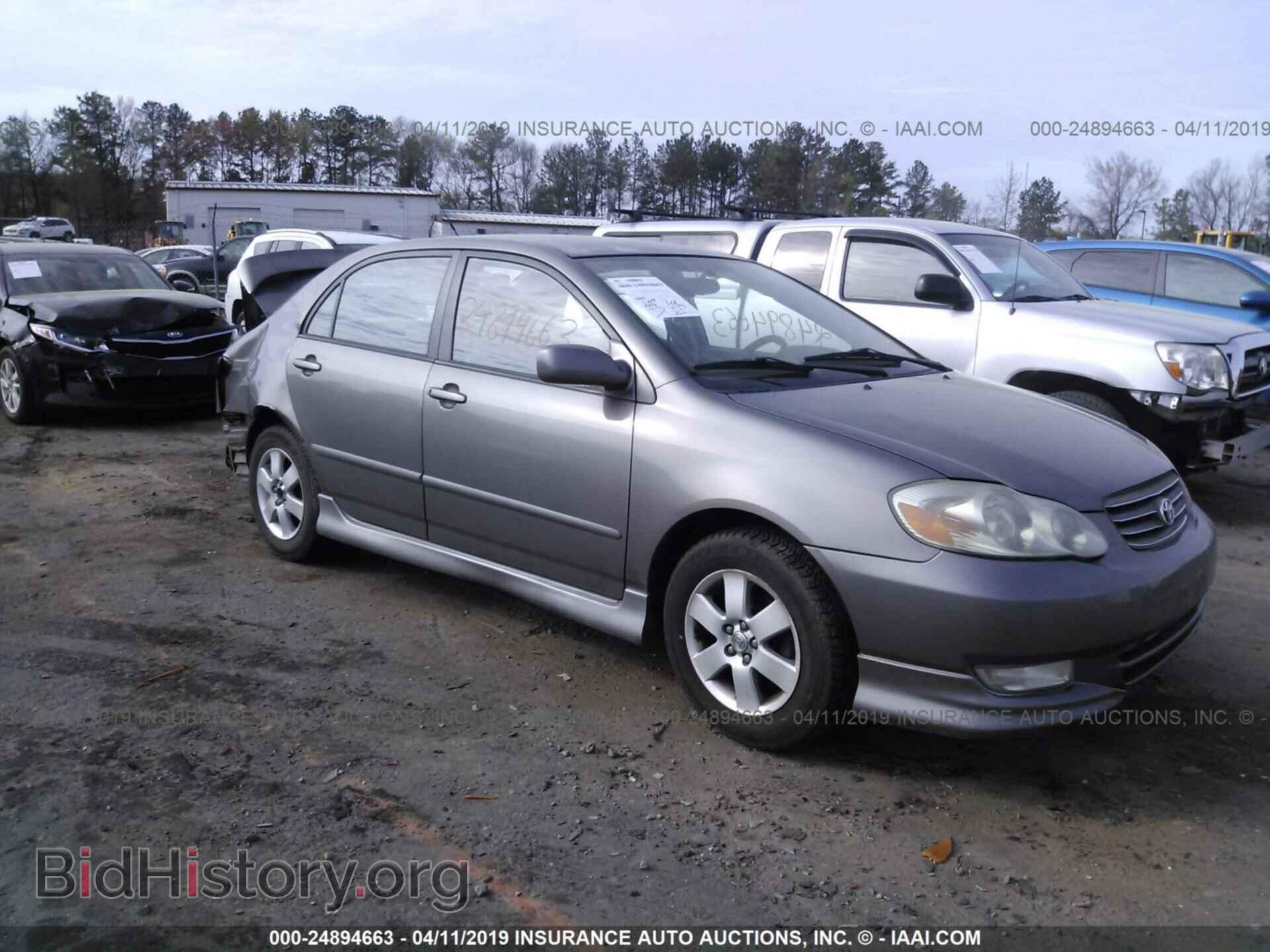 Photo 2T1BR32E53C085338 - TOYOTA COROLLA 2003