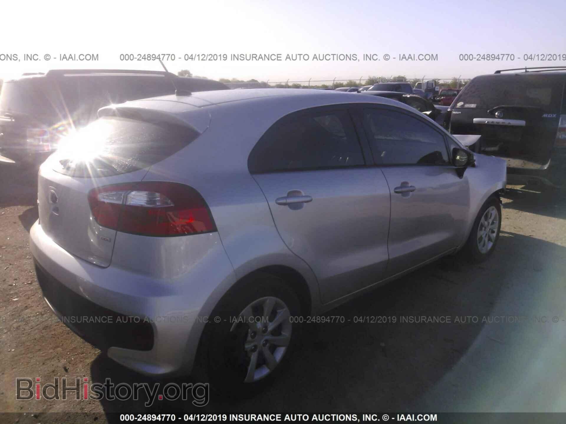 2016 KIA RIO - VIN: KNADM5A32G6668138 - Фото 4