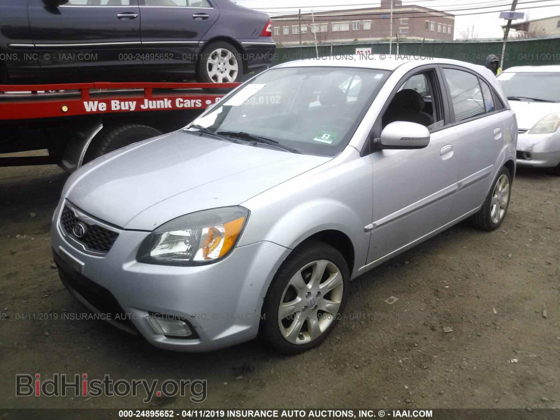 2011 KIA RIO - VIN: KNADH5A37B6757698 - Фото 2