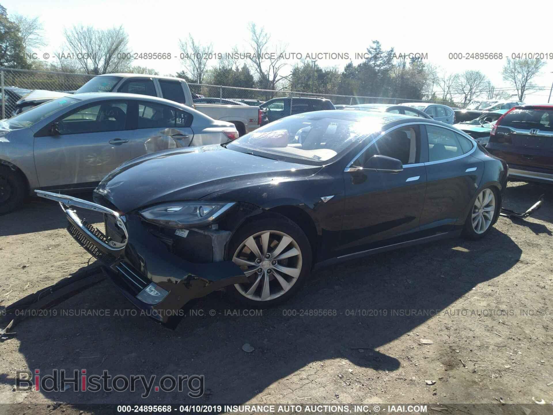 2014 TESLA MODEL S - VIN: 5YJSA1H19EFP41345 - Photo 2