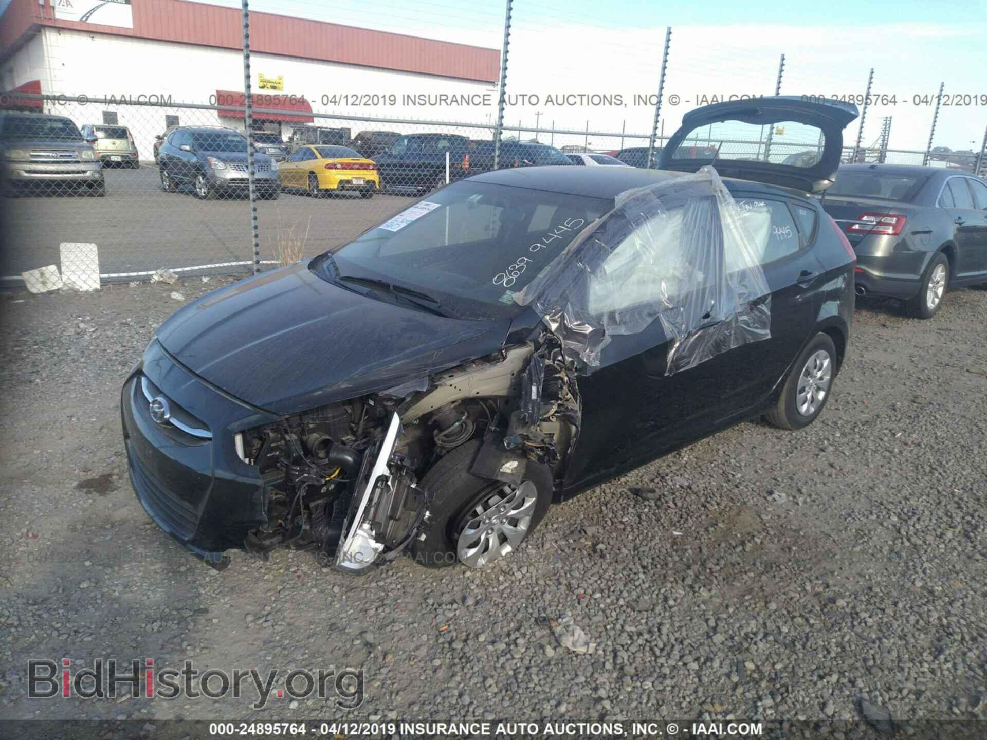 2017 HYUNDAI ACCENT - VIN: KMHCT5AE7HU335591 - Фото 2