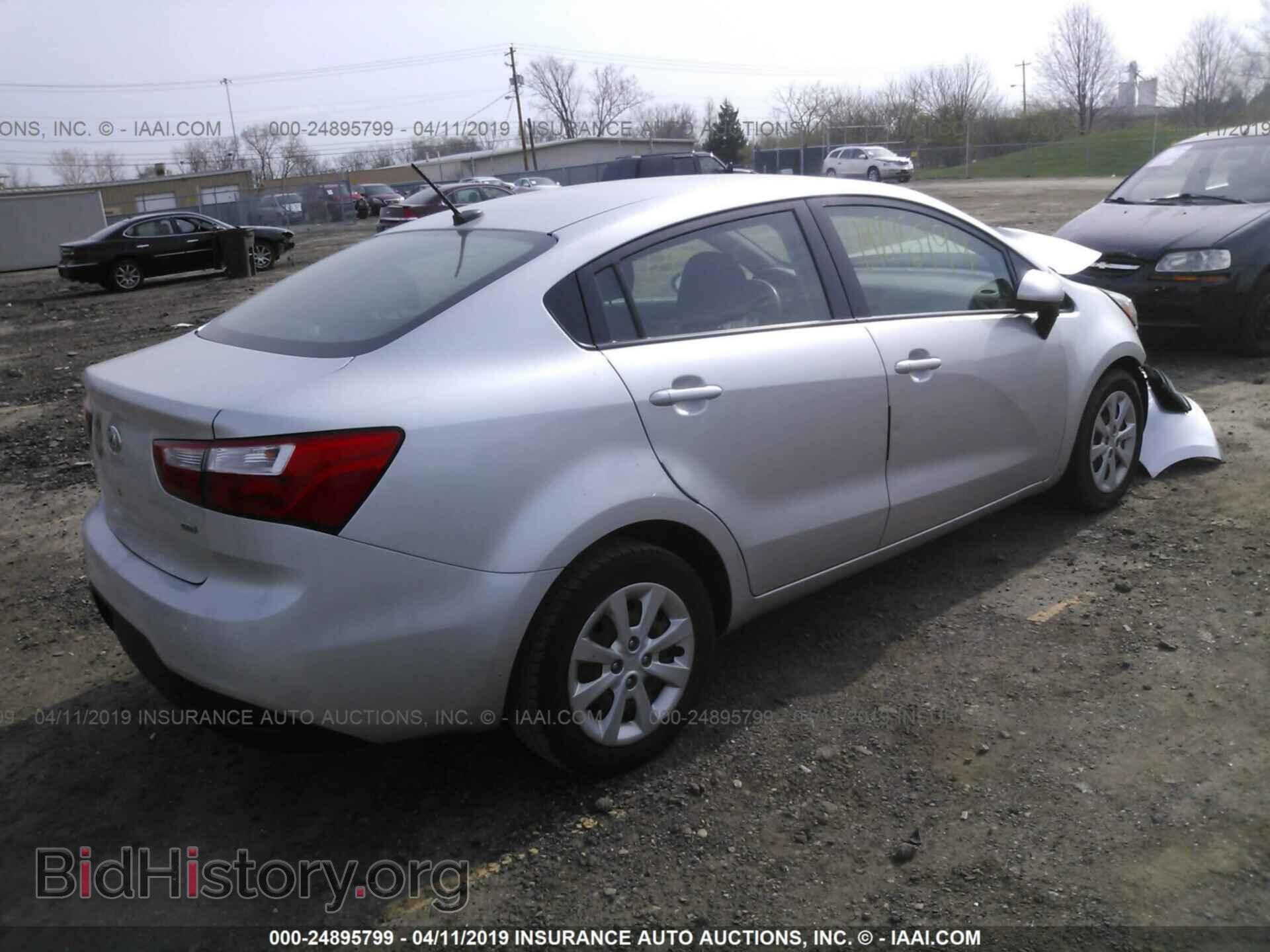 2013 KIA RIO - VIN: KNADM4A34D6239010 - Фото 4