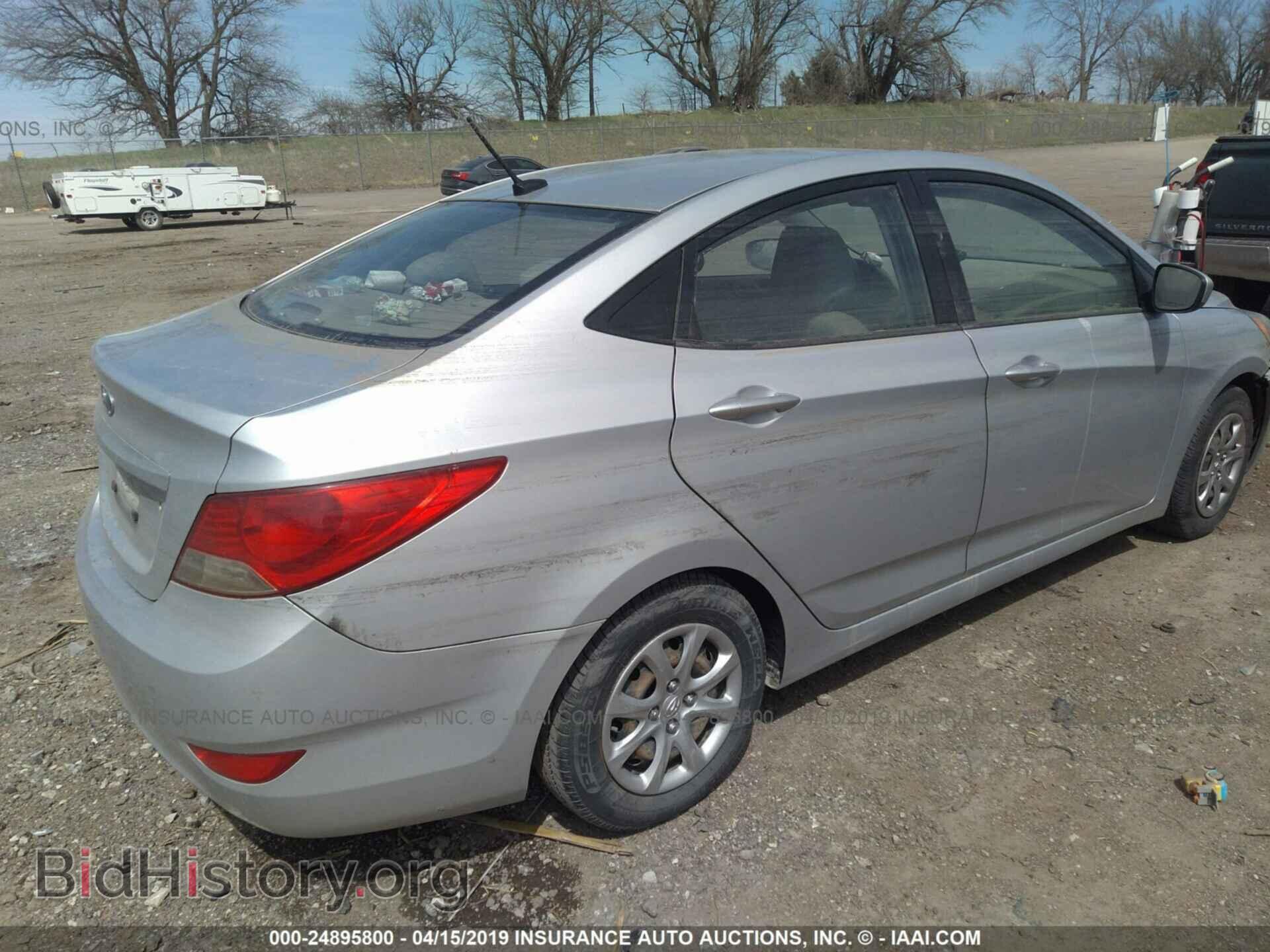 2014 HYUNDAI ACCENT - VIN: KMHCT4AE2EU607826 - Фото 4