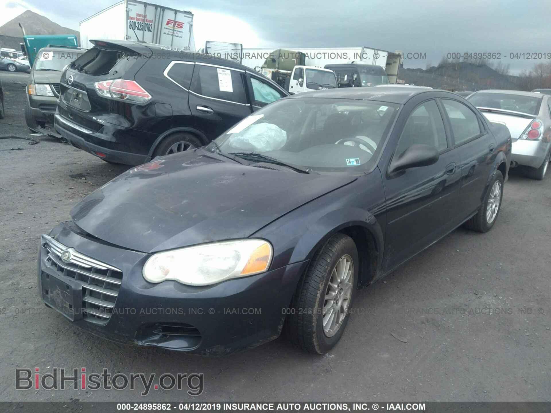2004 CHRYSLER SEBRING - VIN: 1C3EL46X74N209421 - Фото 2