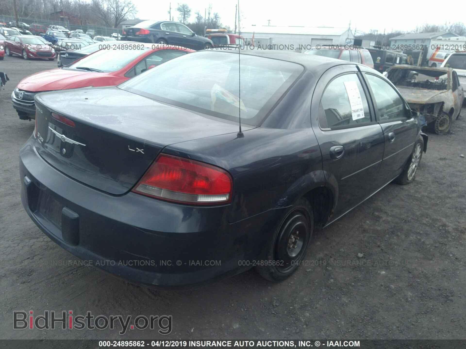 2004 CHRYSLER SEBRING - VIN: 1C3EL46X74N209421 - Фото 4