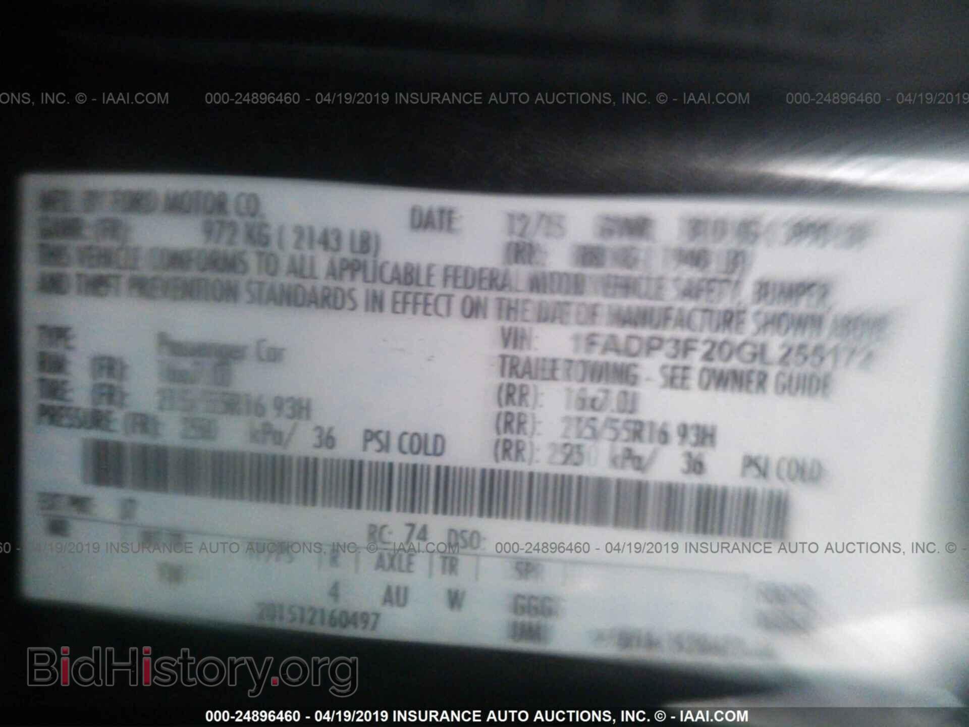 2016 FORD FOCUS - VIN: 1FADP3F20GL255172 - Photo 9