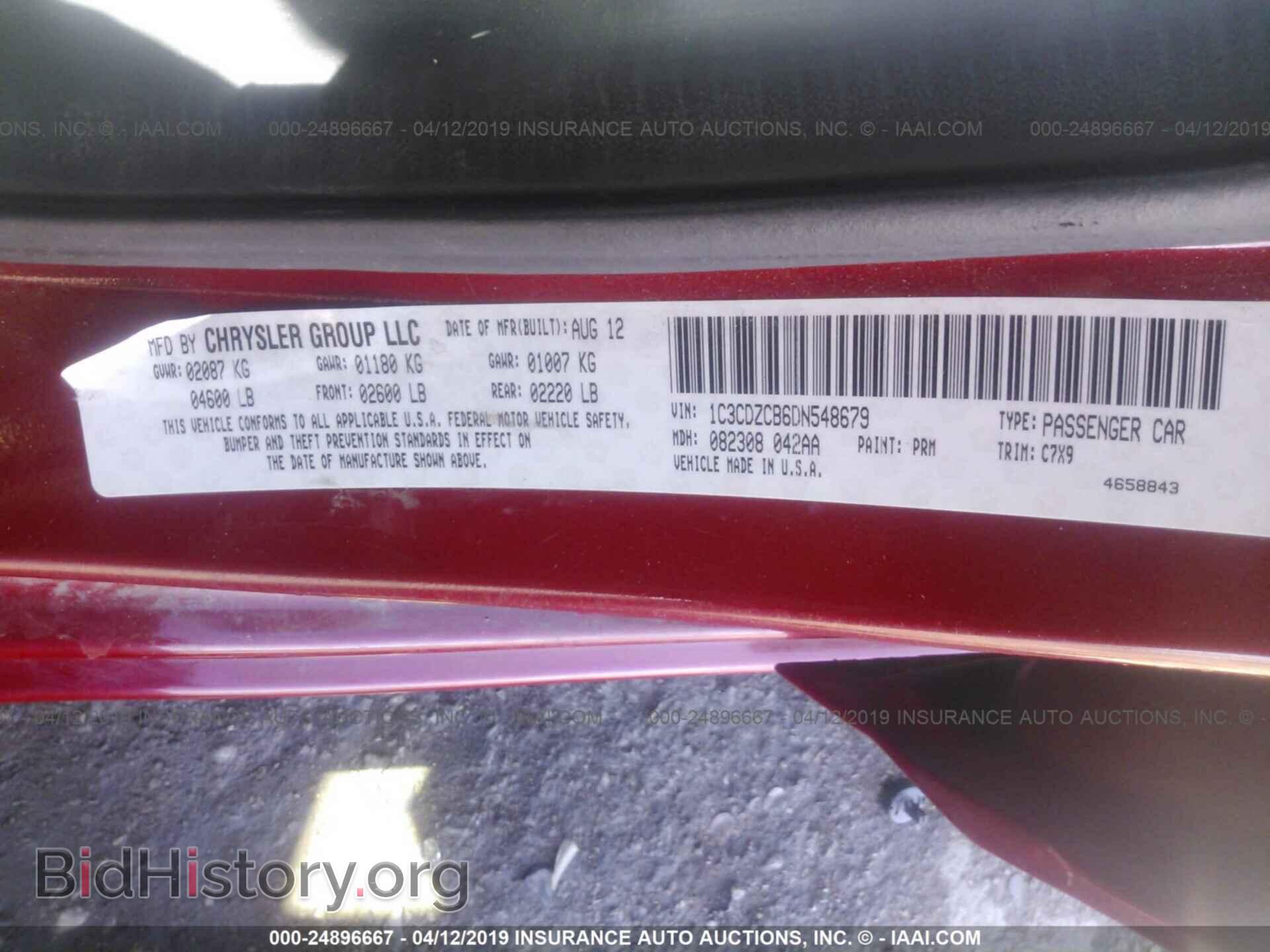 2013 DODGE AVENGER - VIN: 1C3CDZCB6DN548679 - Photo 9
