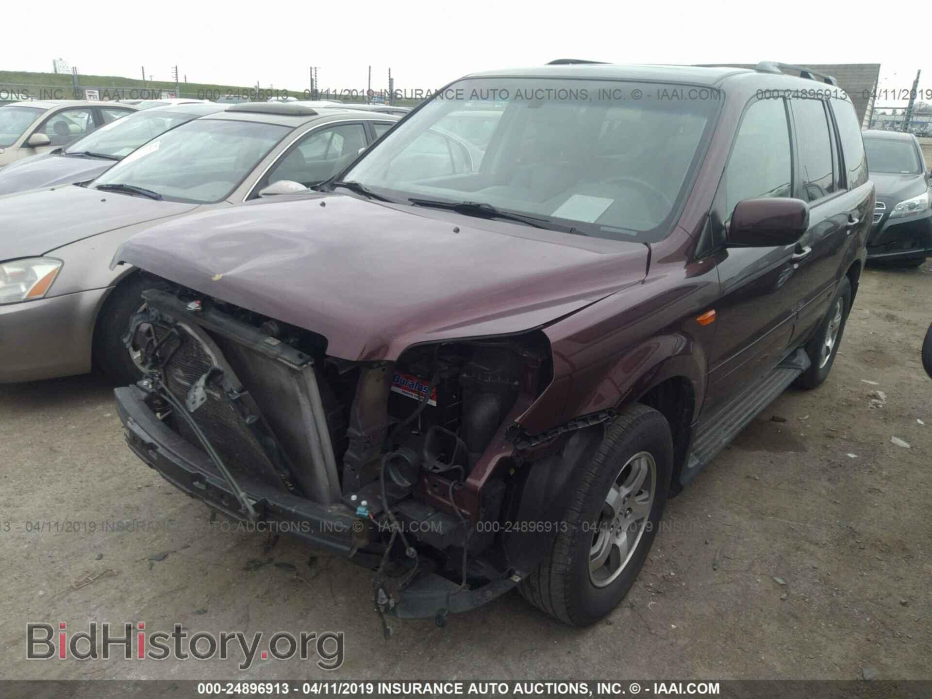 2007 HONDA PILOT - VIN: 5FNYF285X7B014206 - Фото 2