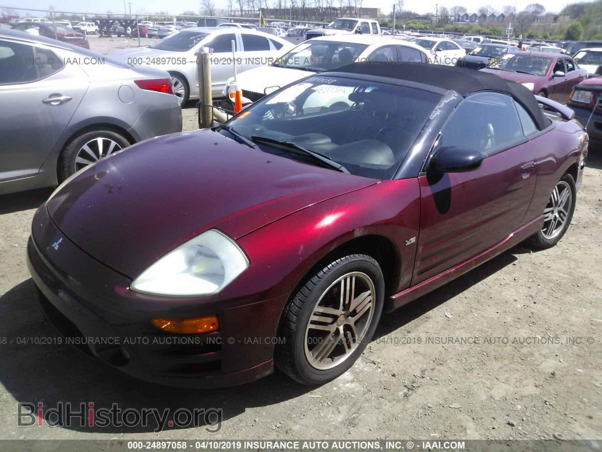 2003 MITSUBISHI ECLIPSE - VIN: 4A3AE75H33E164022 - Photo 2