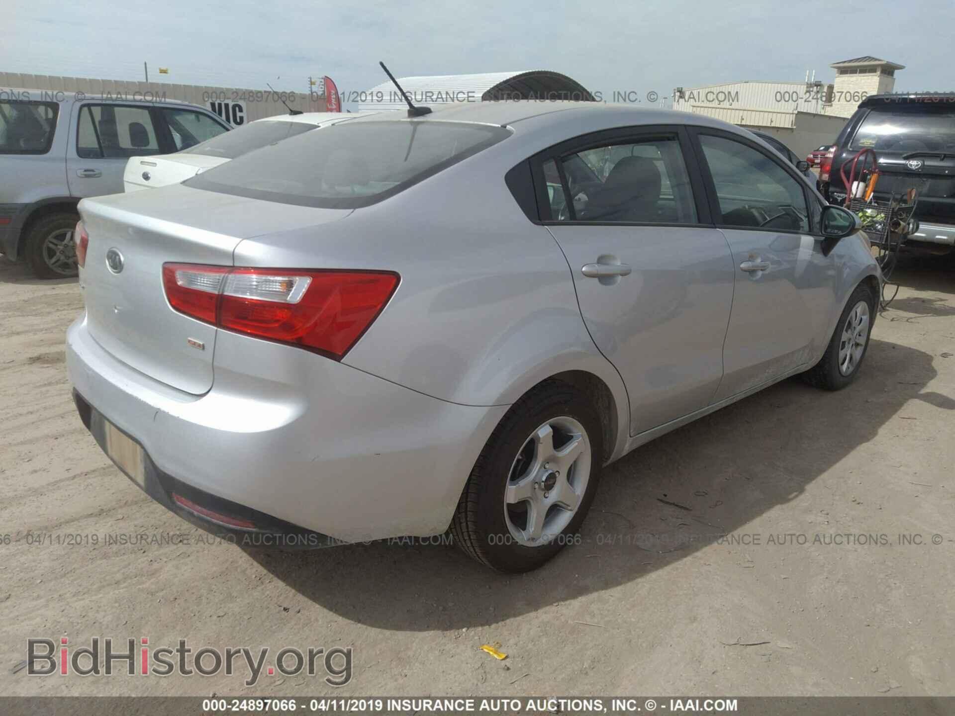 2012 KIA RIO - VIN: KNADM4A33C6093620 - Фото 4