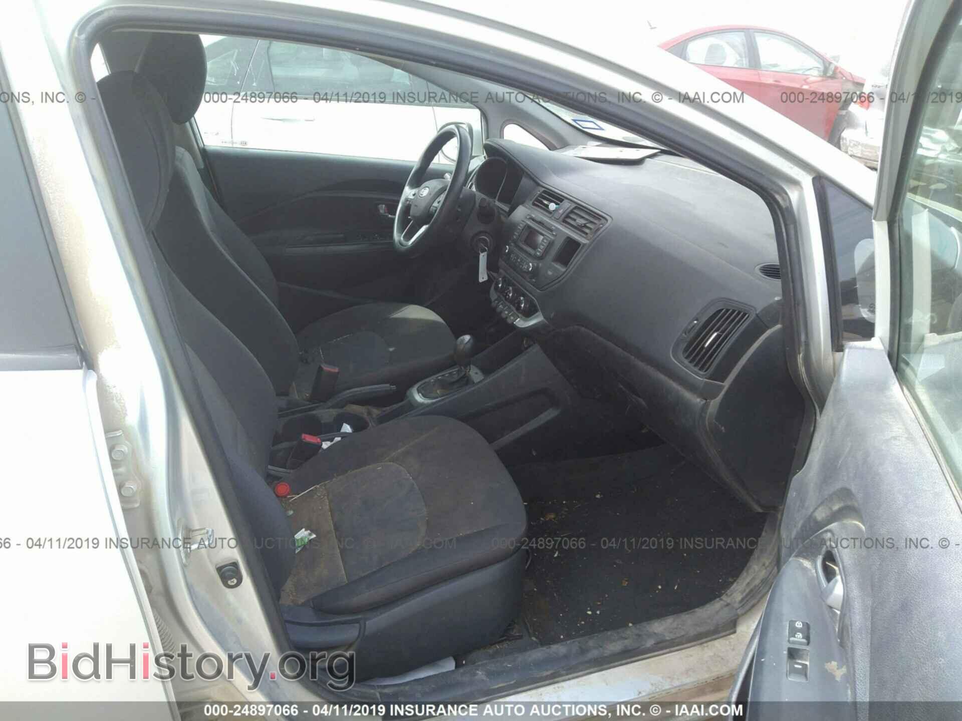 2012 KIA RIO - VIN: KNADM4A33C6093620 - Фото 5