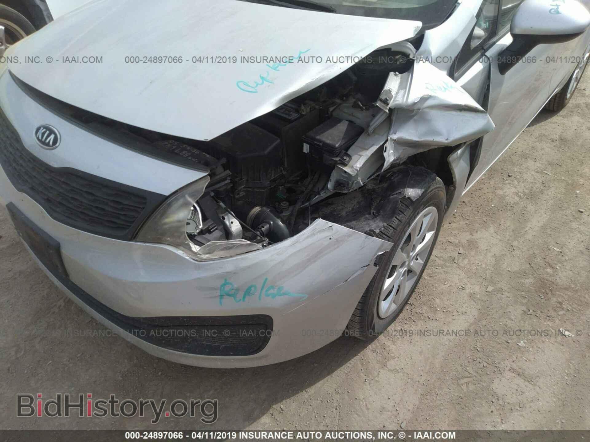 2012 KIA RIO - VIN: KNADM4A33C6093620 - Фото 6