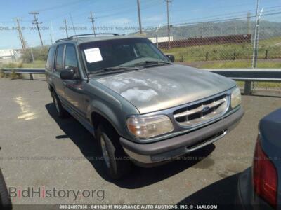 1998 Ford EXPLORER, green — VIN 1FMZU34E0WZA67779, IAAI