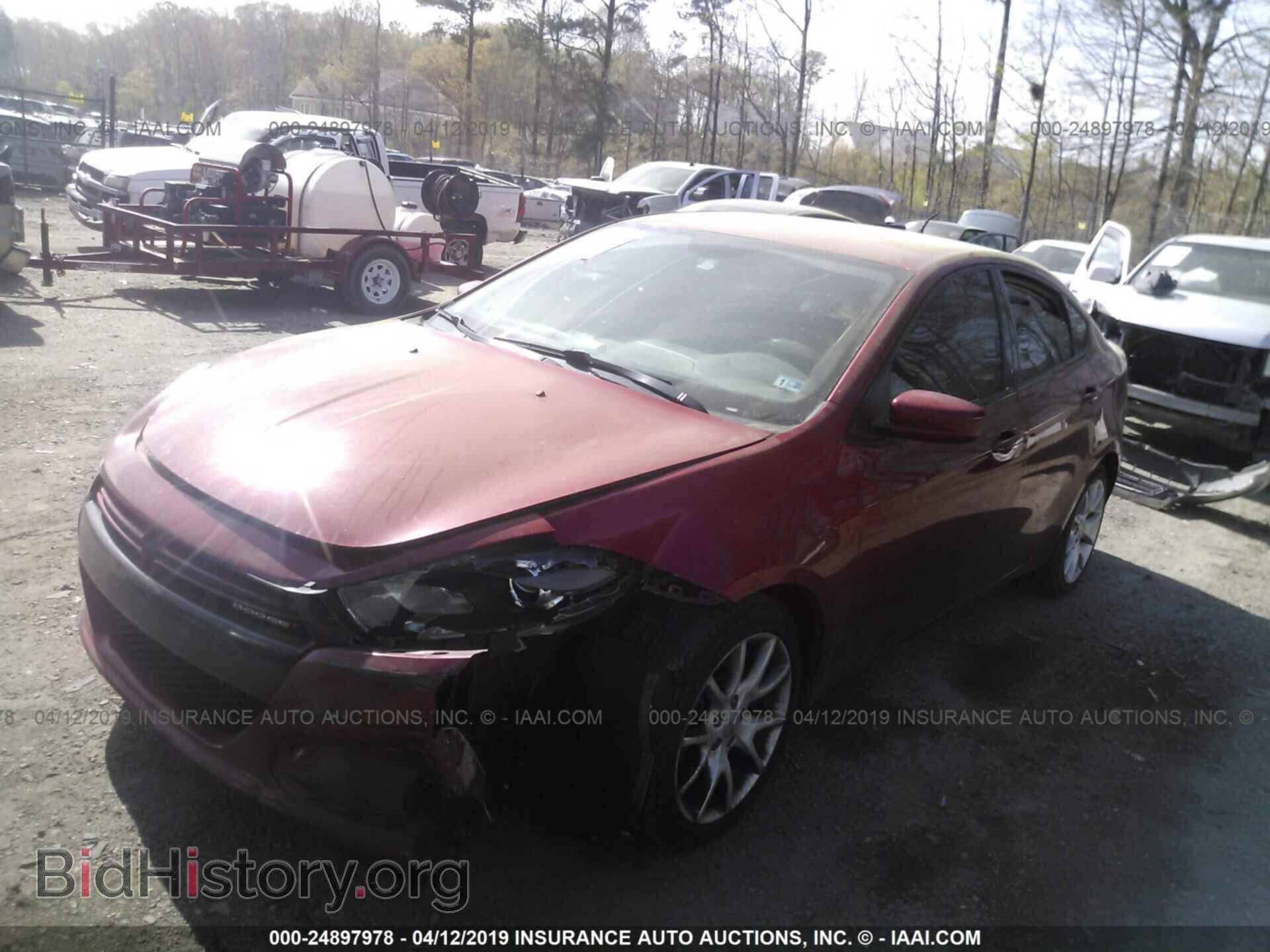 2013 DODGE DART - VIN: 1C3CDFBHXDD643109 - Фото 2