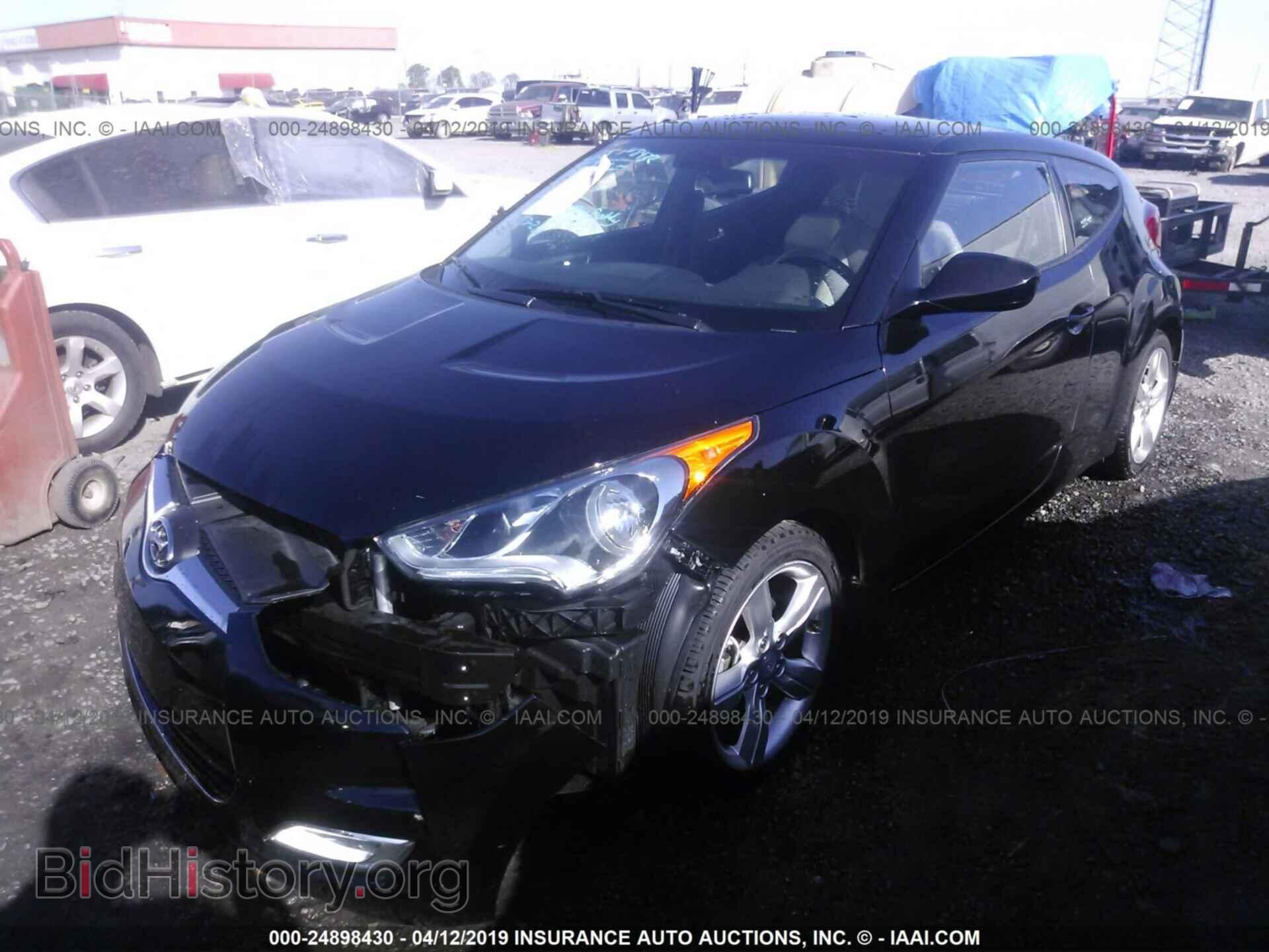 2014 HYUNDAI VELOSTER - VIN: KMHTC6AD4EU216664 - Фото 2