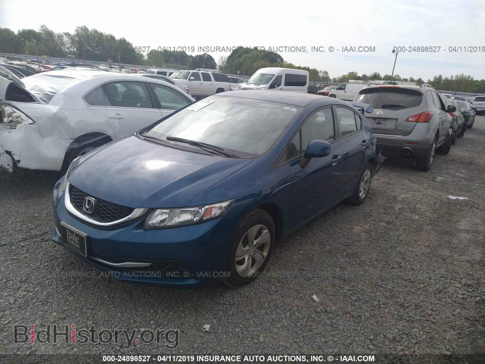 2013 HONDA CIVIC - VIN: 2HGFB2F50DH592604 - Фото 2