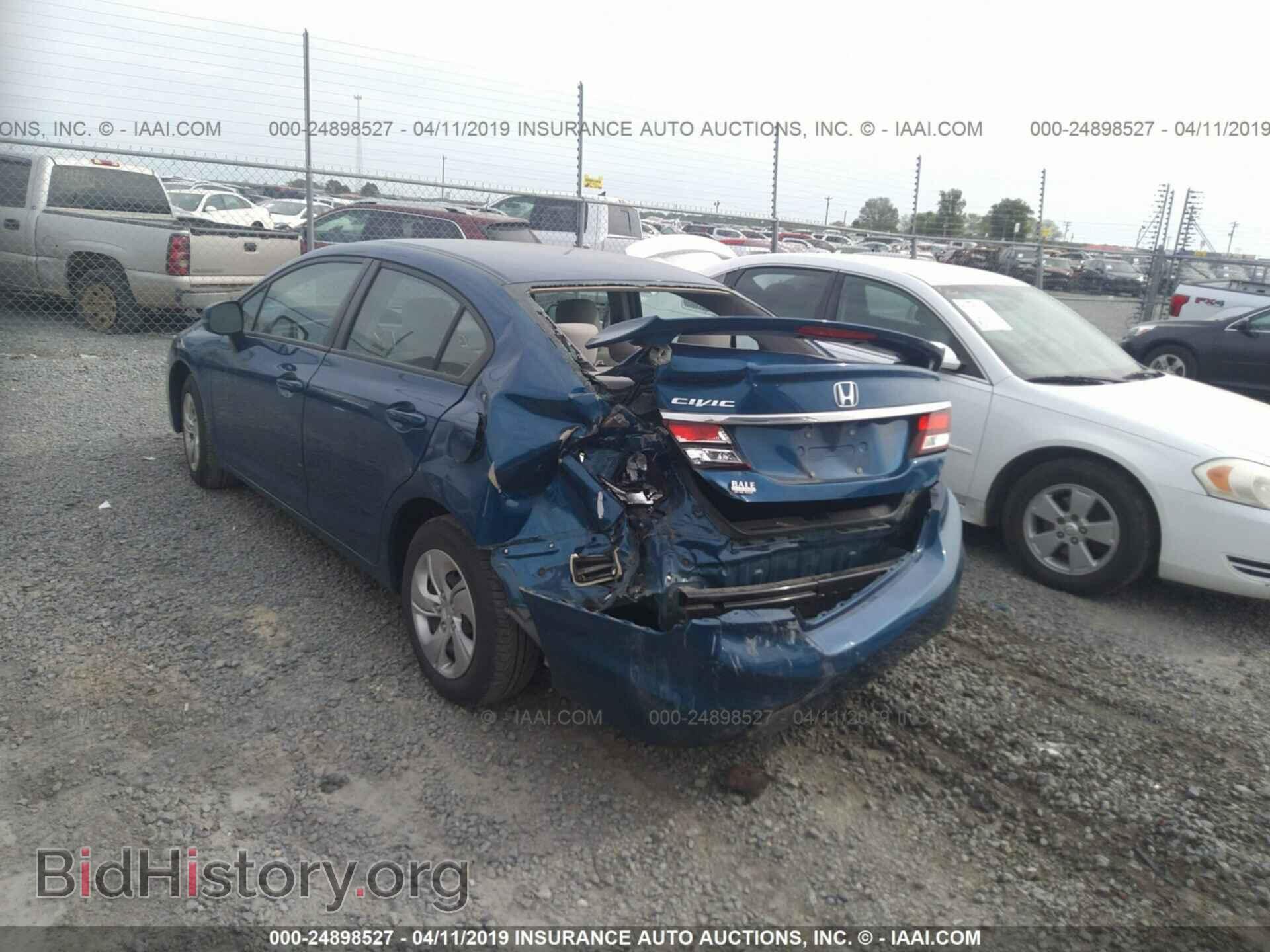 2013 HONDA CIVIC - VIN: 2HGFB2F50DH592604 - Фото 3