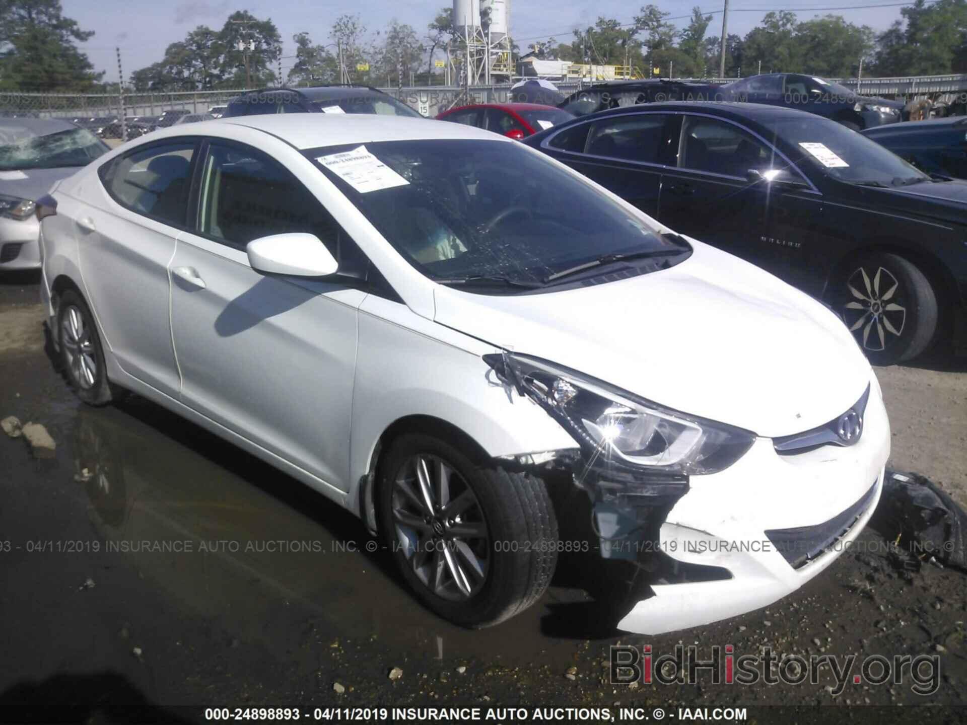 Photo 5NPDH4AE3EH521056 - HYUNDAI ELANTRA 2014