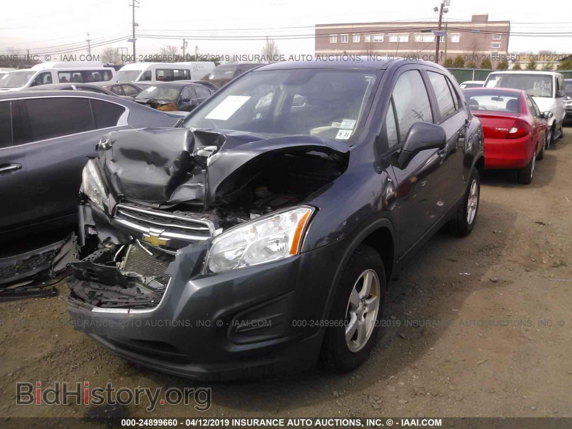 2016 CHEVROLET TRAX - VIN: 3GNCJNSB9GL256566 - Фото 2