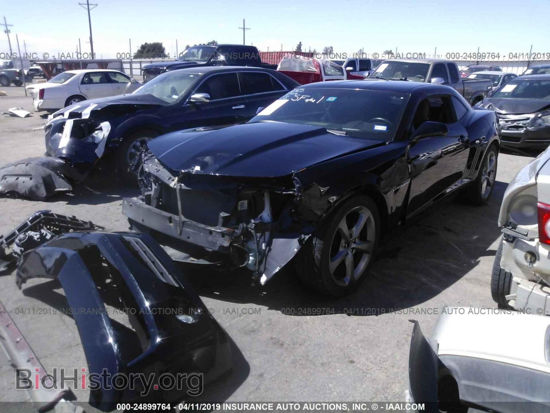 2013 CHEVROLET CAMARO - VIN: 2G1FC1E36D9222122 - Фото 2