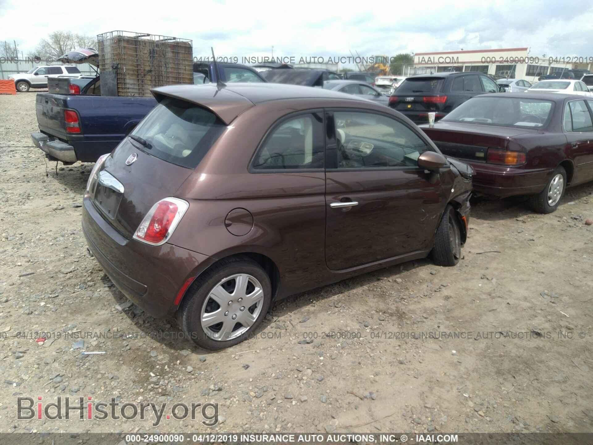 2015 FIAT 500 - VIN: 3C3CFFAR1FT502365 - Фото 4