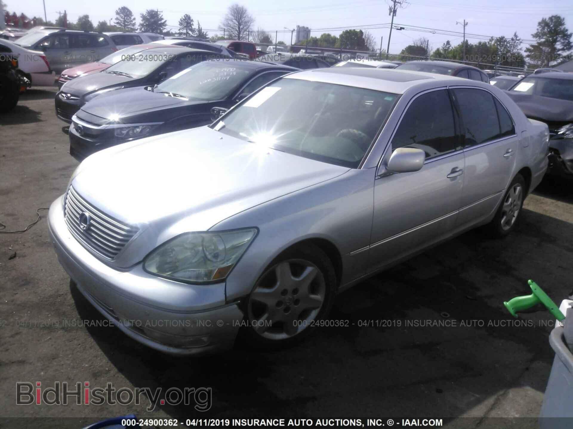 2004 LEXUS LS - VIN: JTHBN36F940135473 - Фото 2