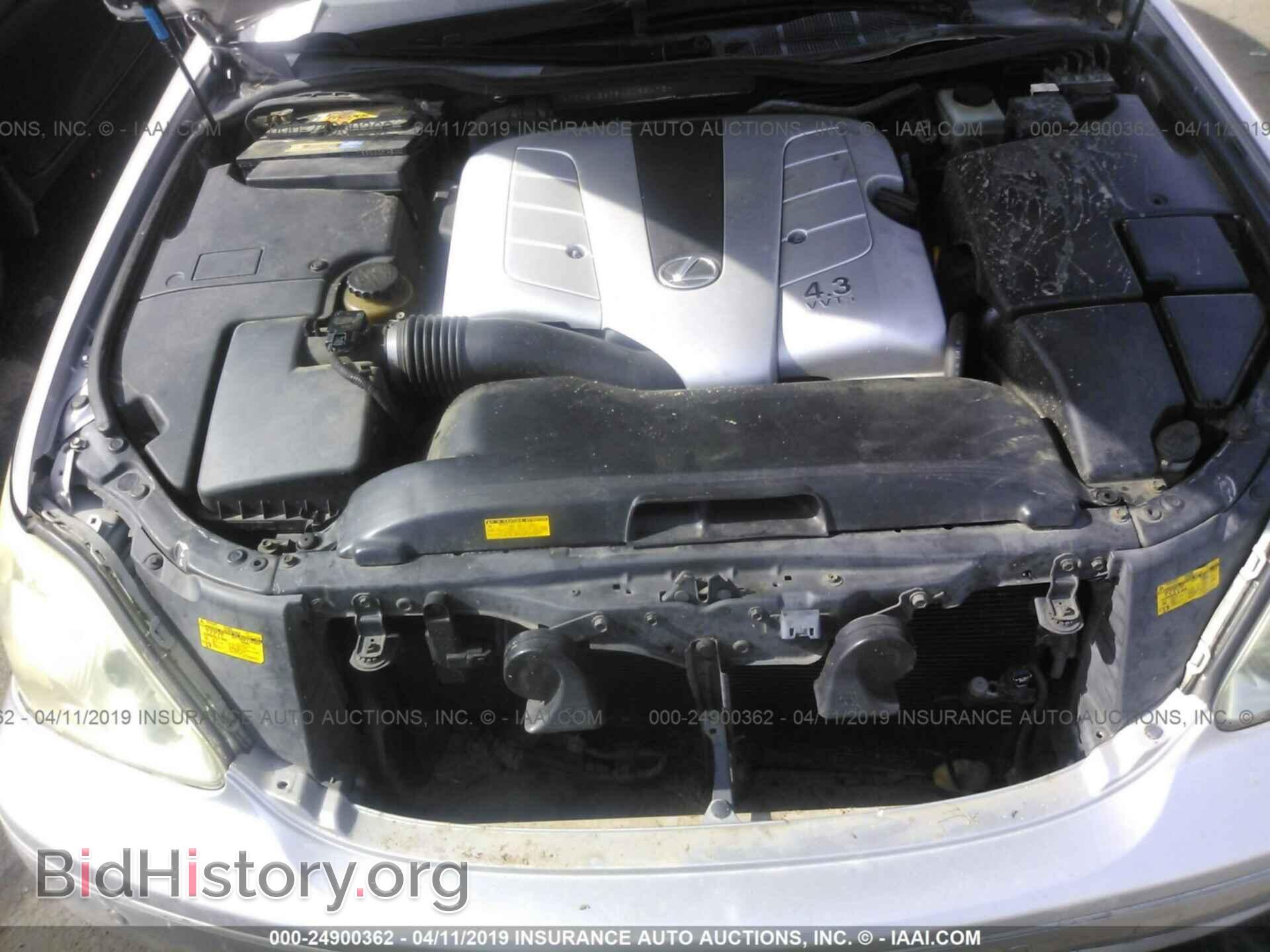 2004 LEXUS LS - VIN: JTHBN36F940135473 - Фото 10