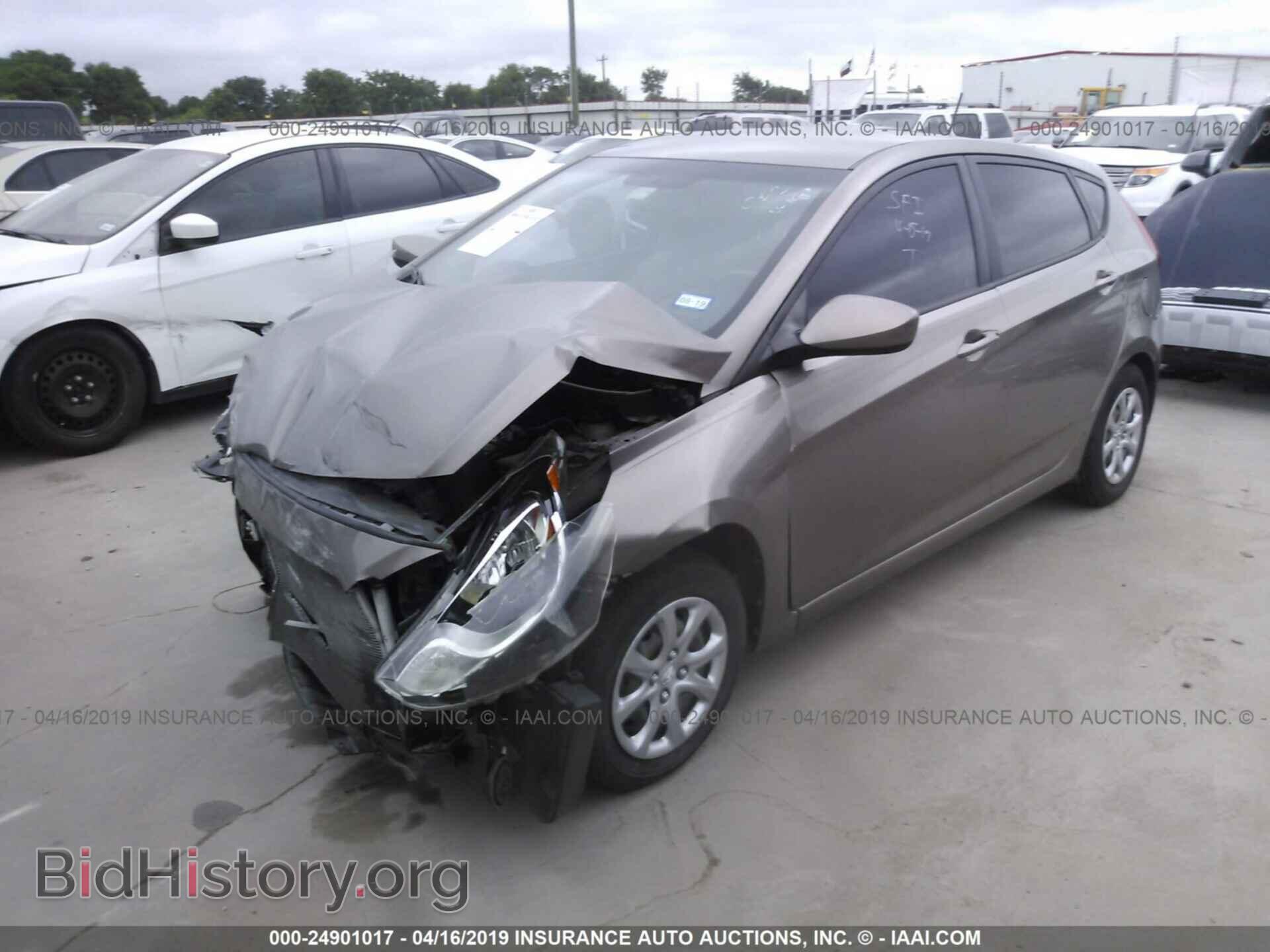 2013 HYUNDAI ACCENT - VIN: KMHCT5AEXDU066657 - Фото 2