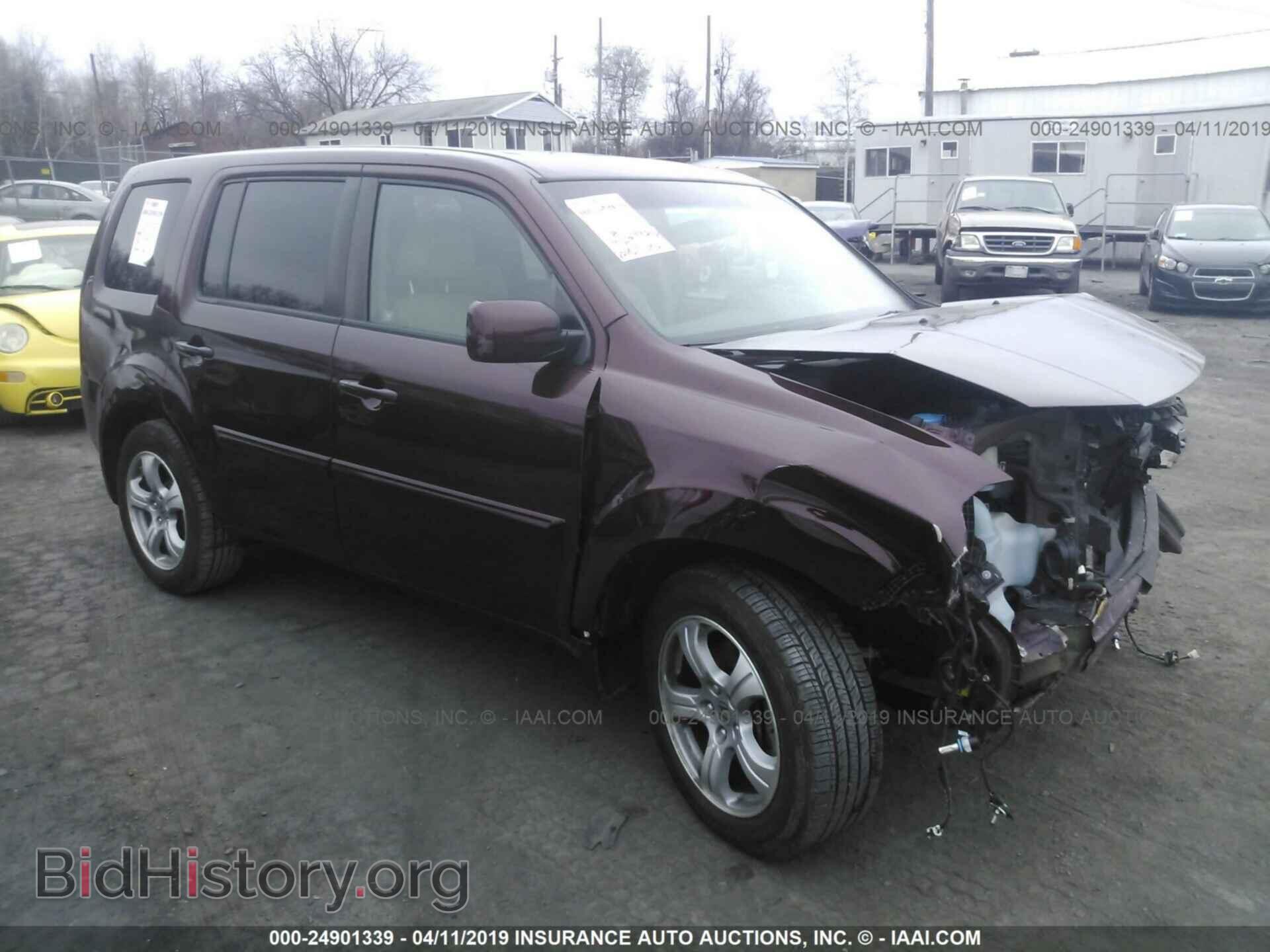 Фотография 5FNYF4H74CB073906 - HONDA PILOT 2012
