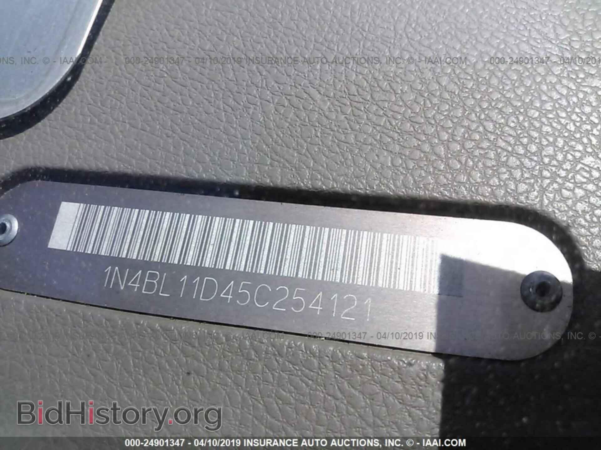 2005 NISSAN ALTIMA - VIN: 1N4BL11D45C254121 - Фото 9
