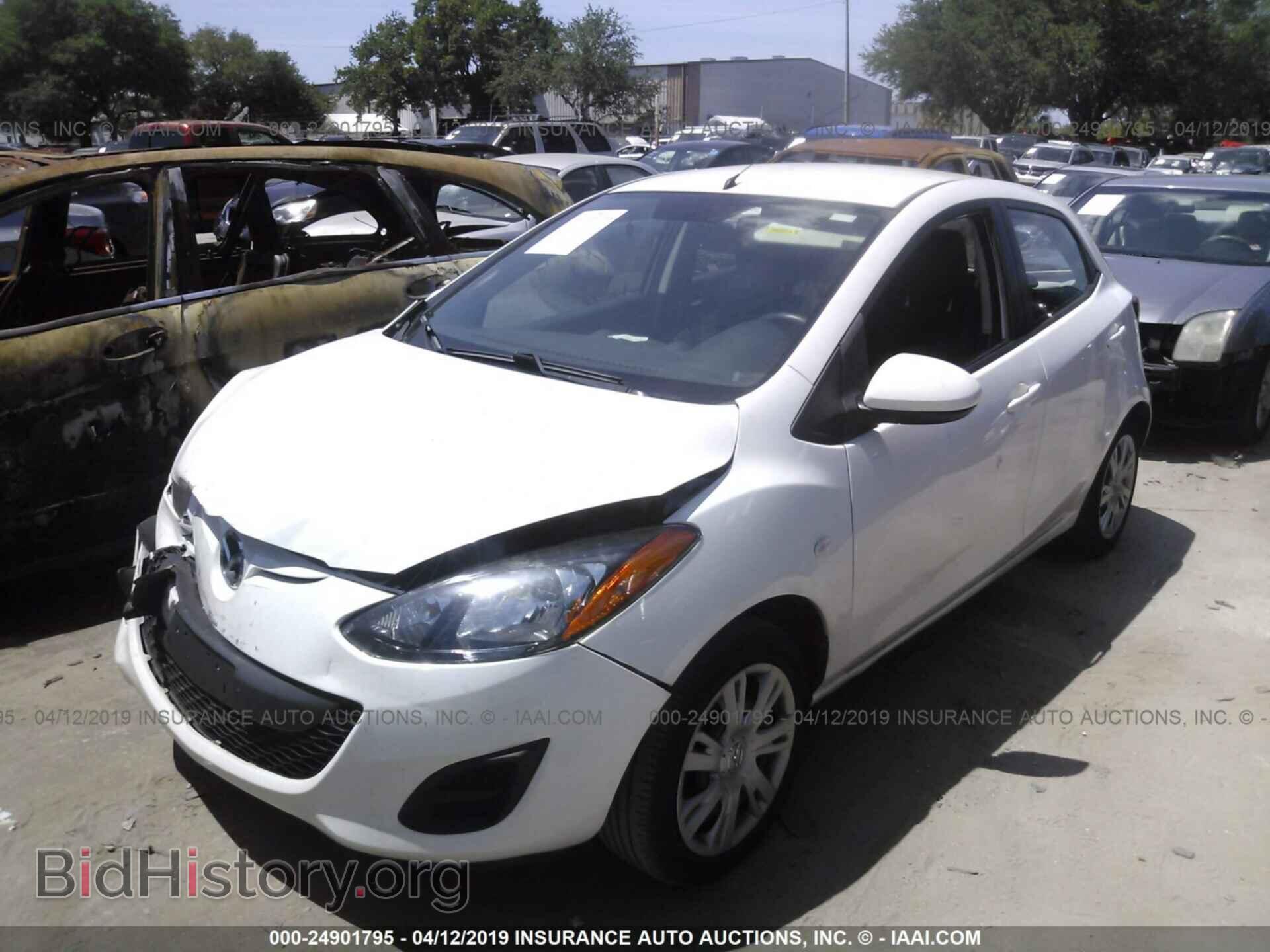 2014 MAZDA MAZDA2 - VIN: JM1DE1KY7E0178314 - Фото 2