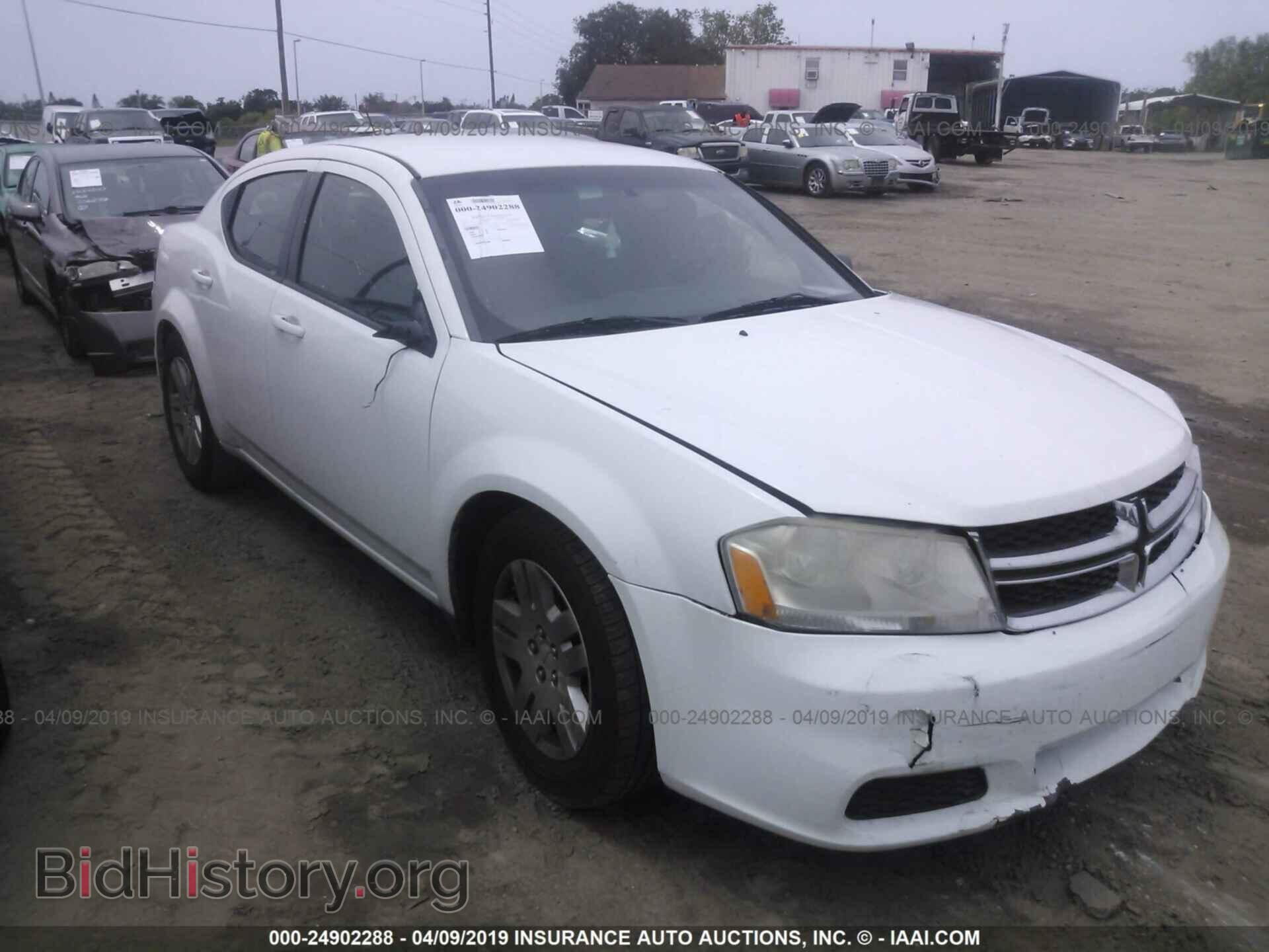 Фотография 1C3CDCAB7CN174715 - DODGE AVENGER 2012