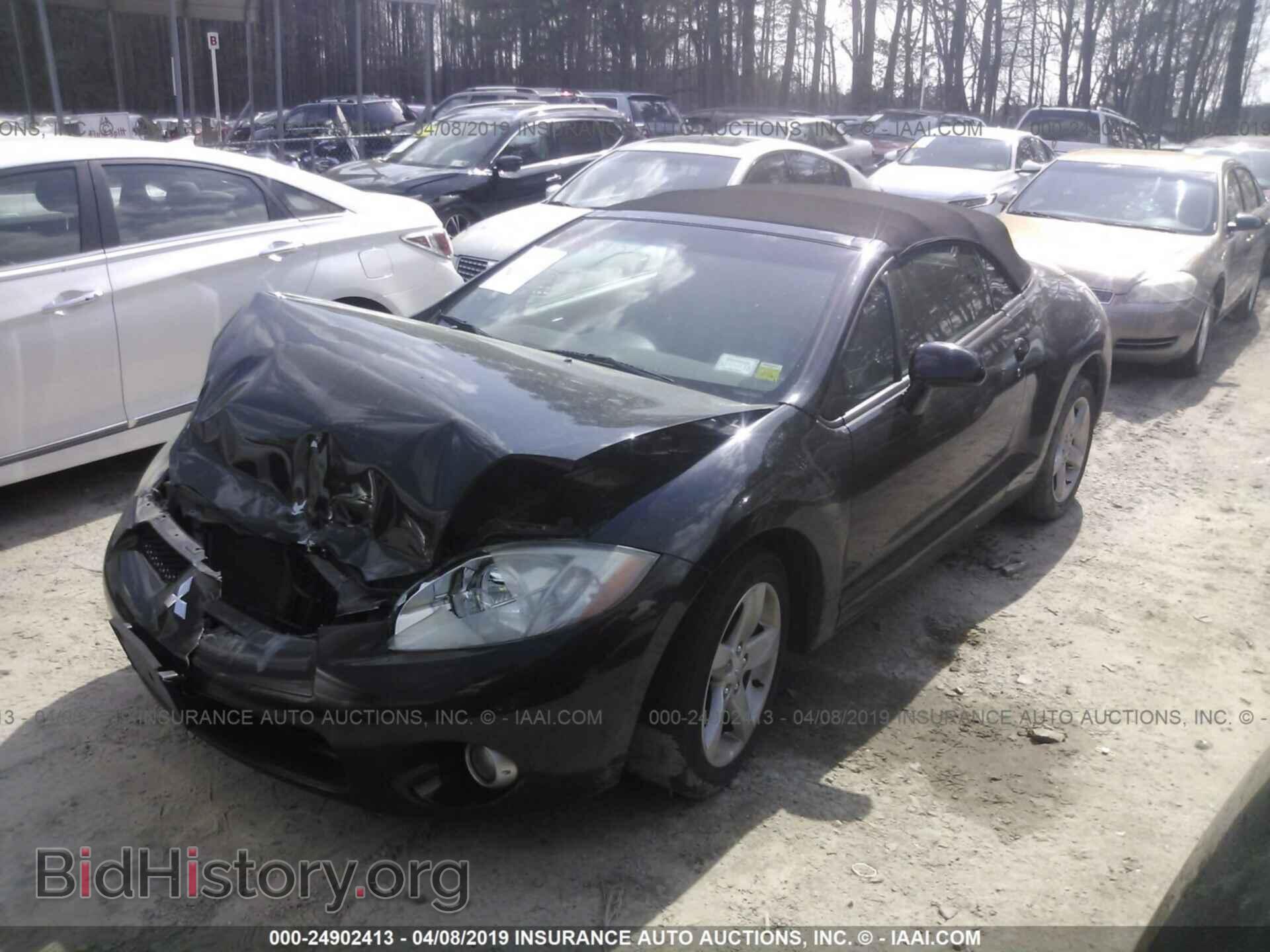 2007 MITSUBISHI ECLIPSE - VIN: 4A3AL25F97E009262 - Фото 2