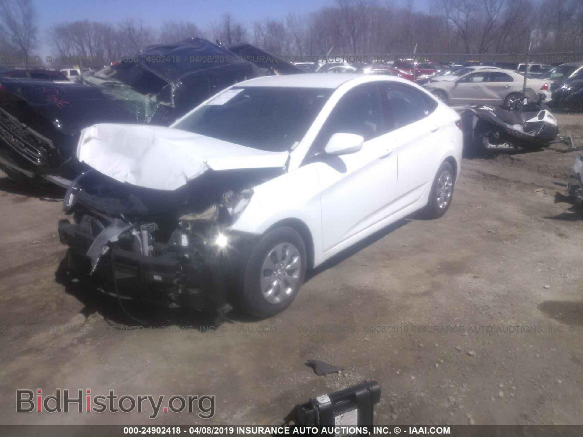2016 HYUNDAI ACCENT - VIN: KMHCT4AE9GU012555 - Фото 2