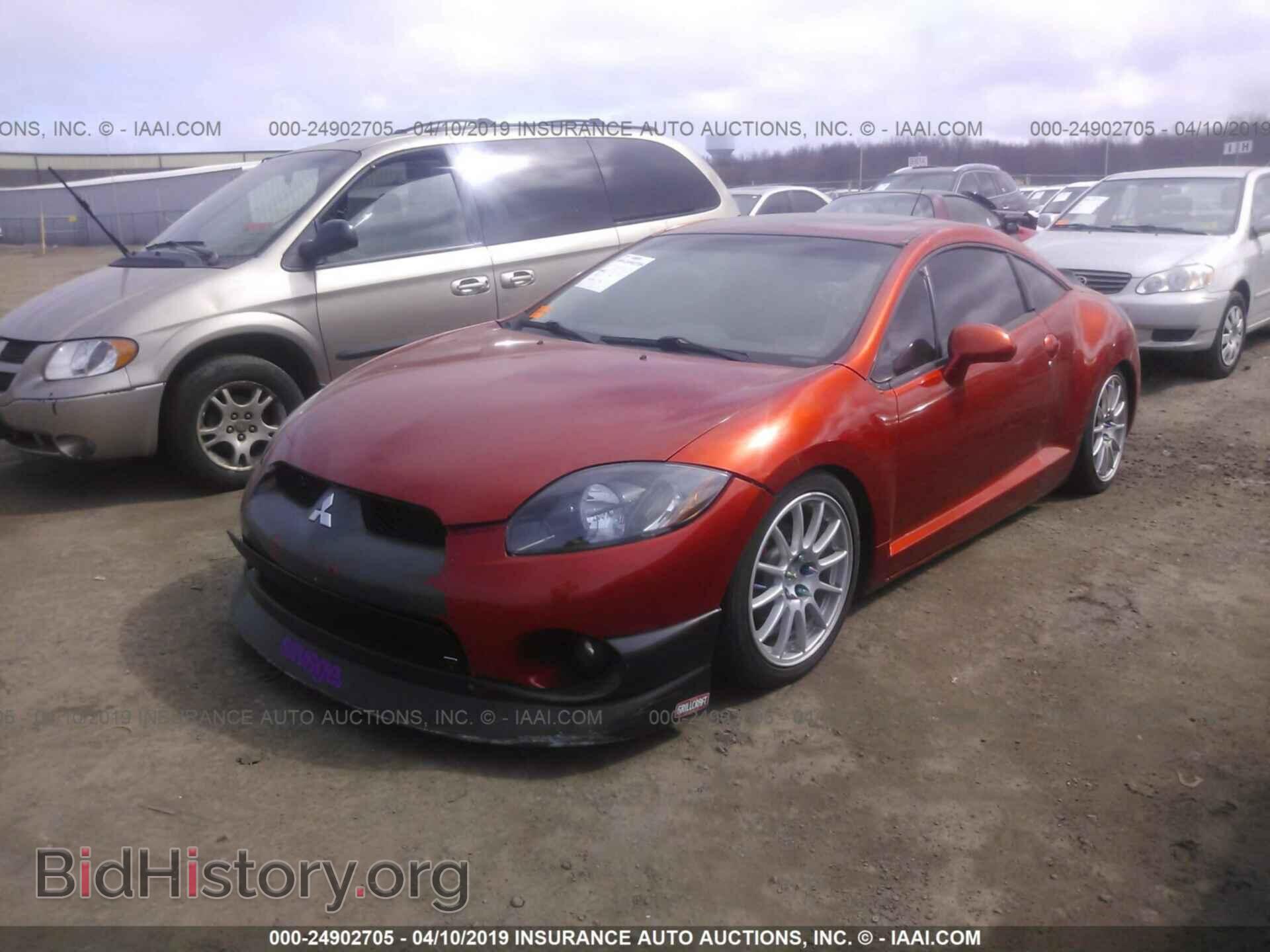 2006 MITSUBISHI ECLIPSE - VIN: 4A3AK24F76E042280 - Фото 2