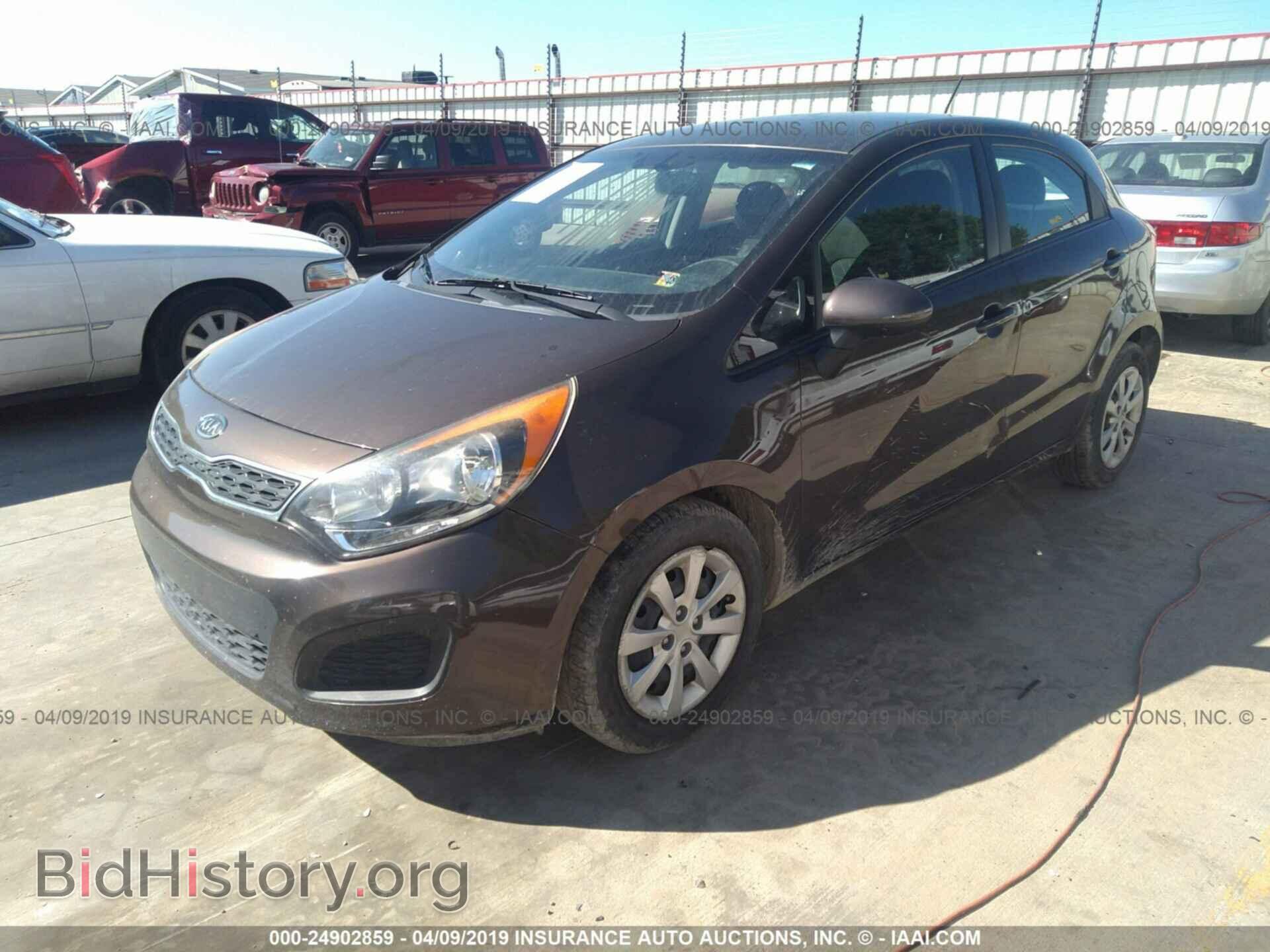 2013 KIA RIO - VIN: KNADN5A39D6113597 - Фото 2
