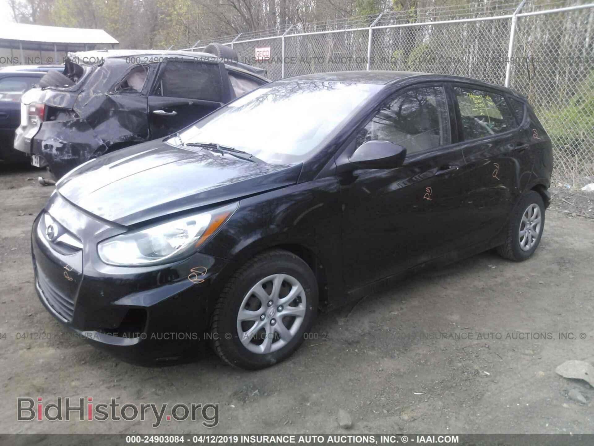 2012 HYUNDAI ACCENT - VIN: KMHCT5AE8CU004804 - Фото 2