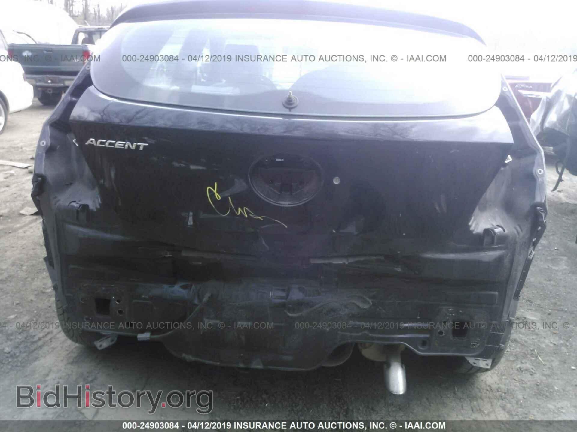 2012 HYUNDAI ACCENT - VIN: KMHCT5AE8CU004804 - Фото 6