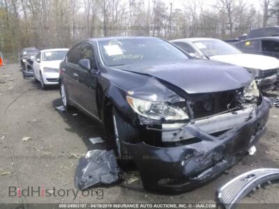 2007 Lexus LS 460, серый — VIN JTHBL46F375032682, IAAI