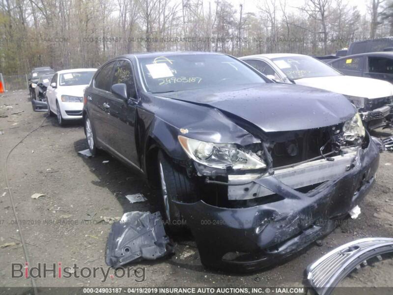 2007 Lexus LS 460 (VIN JTHBL46F375032682) — фото 1 из 10, IAAI, повреждение: передняя часть