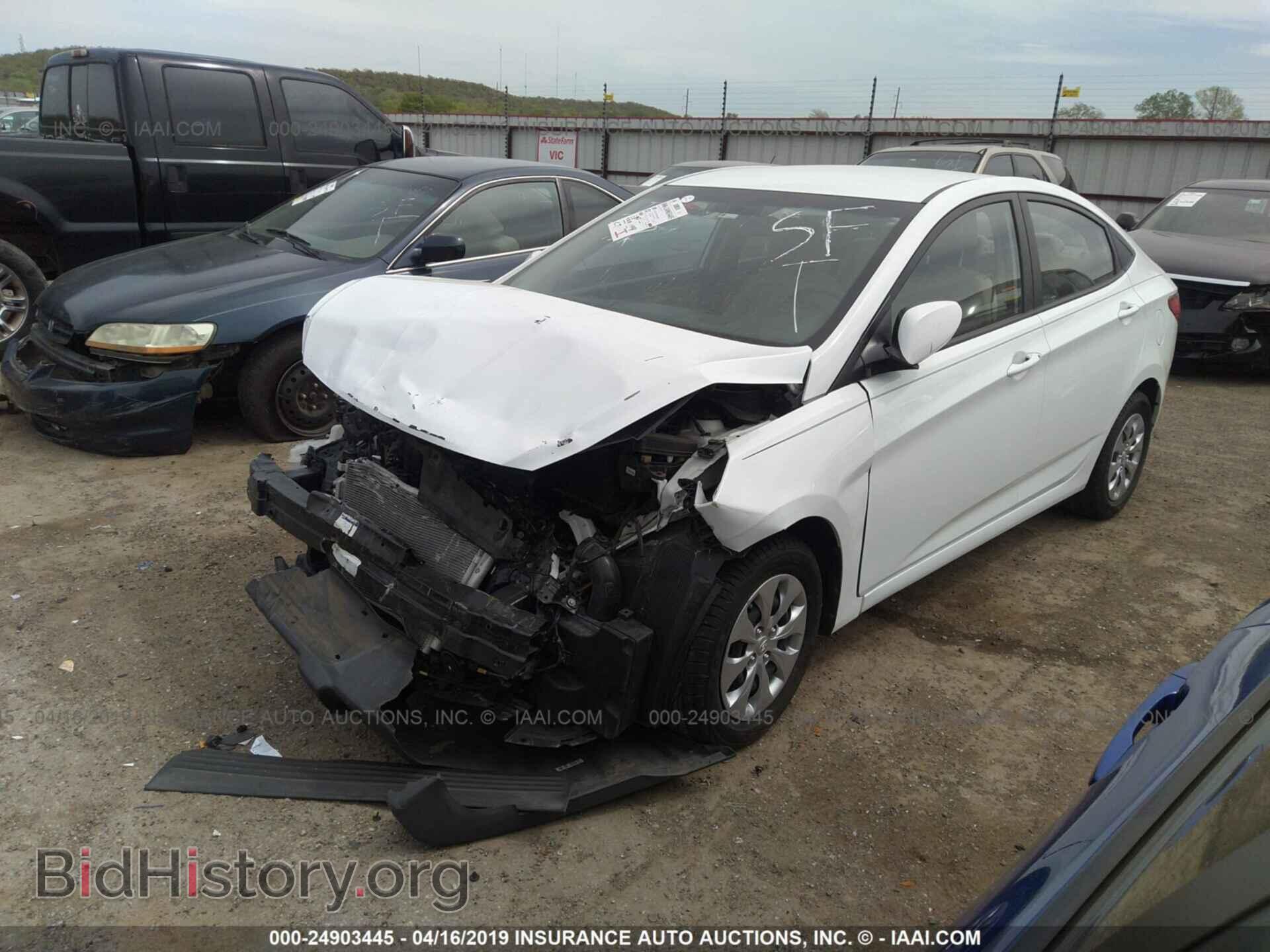 2016 HYUNDAI ACCENT - VIN: KMHCT4AE7GU081714 - Фото 2