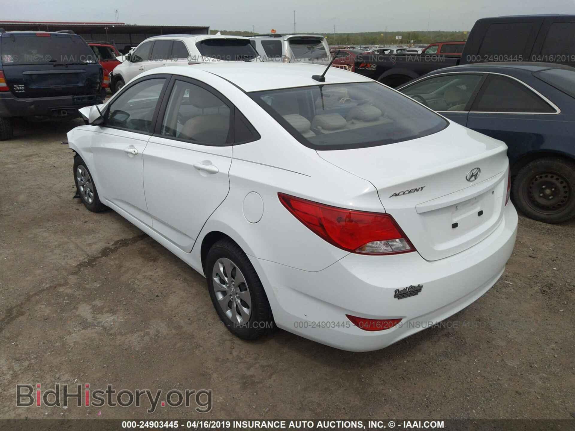 2016 HYUNDAI ACCENT - VIN: KMHCT4AE7GU081714 - Фото 3