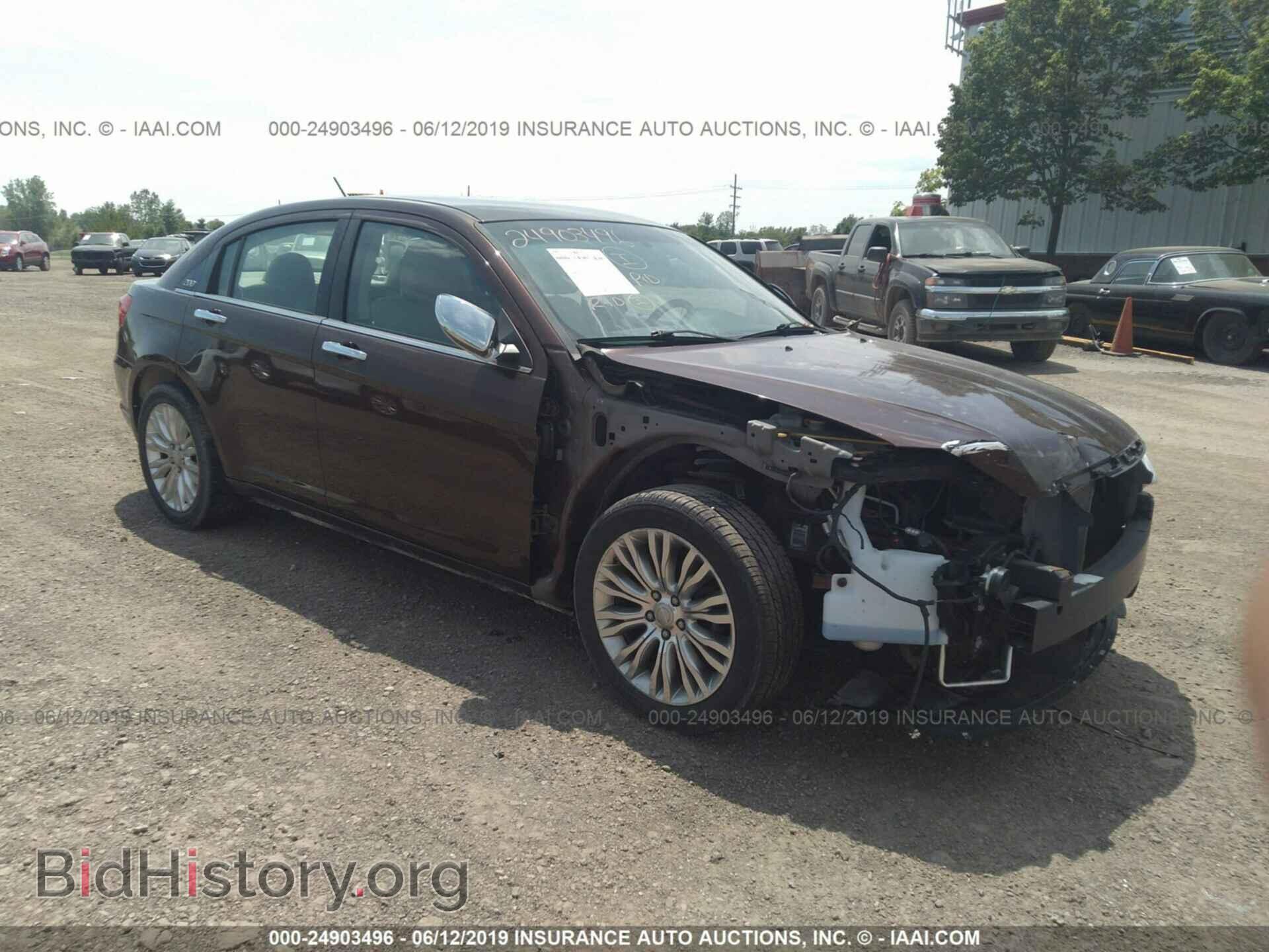 Фотография 1C3CCBCB9CN304565 - CHRYSLER 200 2012