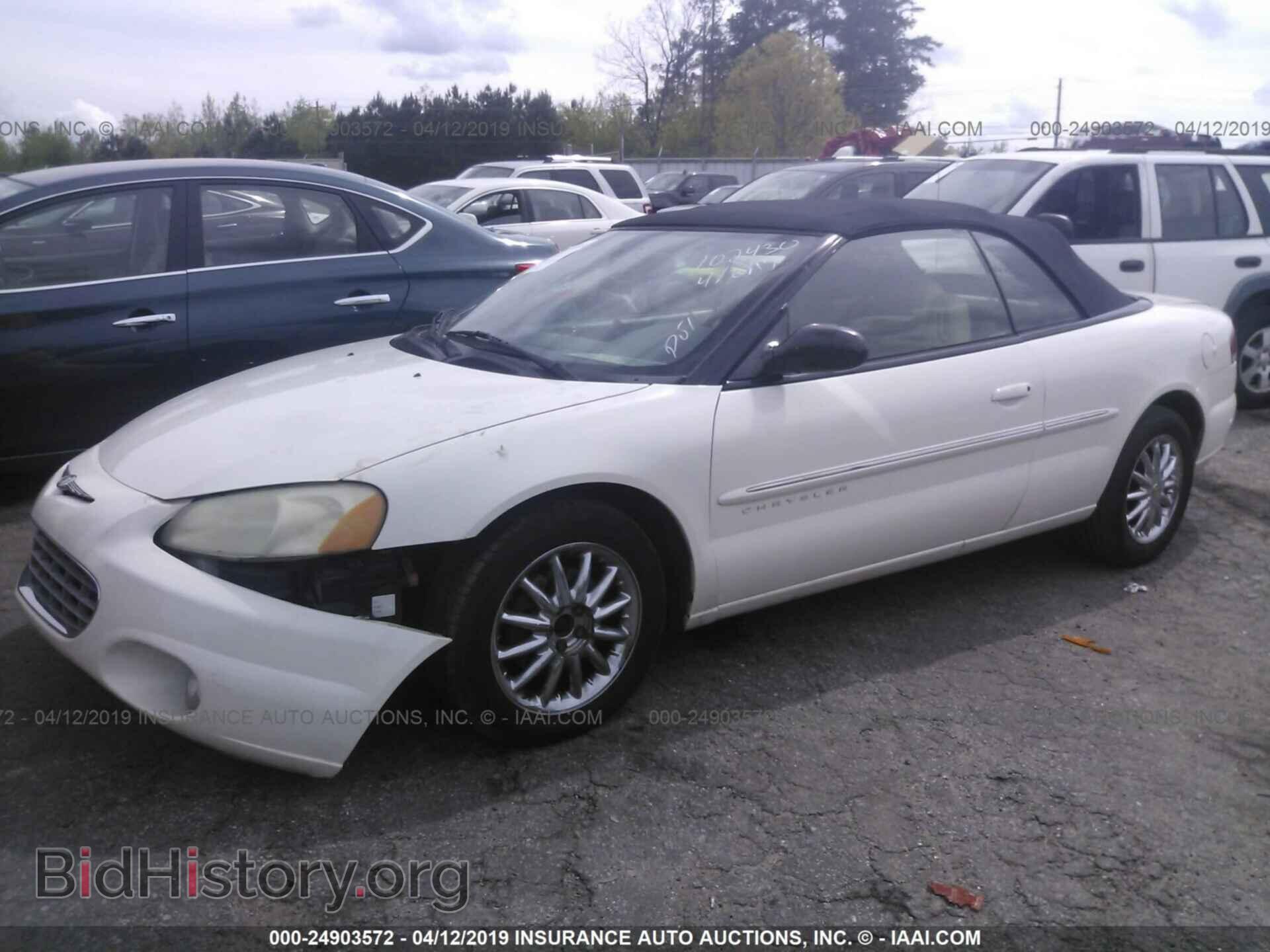 2001 CHRYSLER SEBRING - VIN: 1C3EL65UX1N676833 - Photo 2