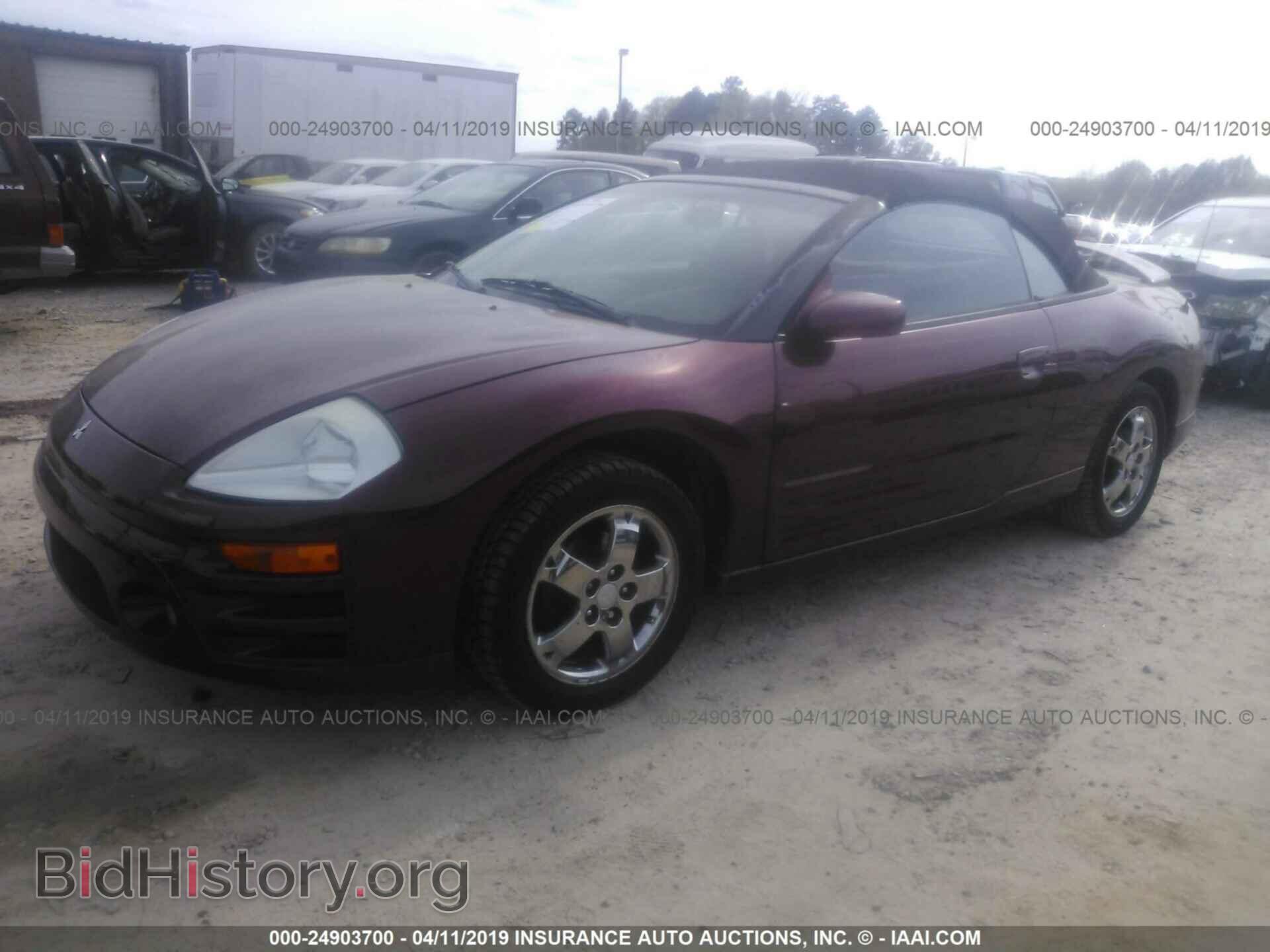 2005 MITSUBISHI ECLIPSE - VIN: 4A3AE45G65E002460 - Фото 2