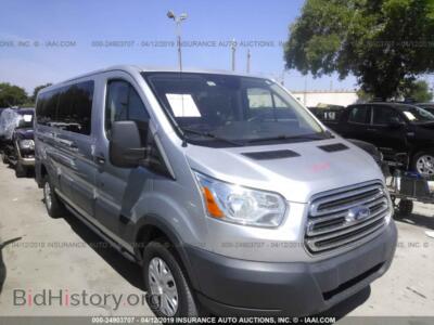 2015 Ford TRANSIT T-350, серебристый — VIN 1FBZX2ZM8FKA31552, IAAI