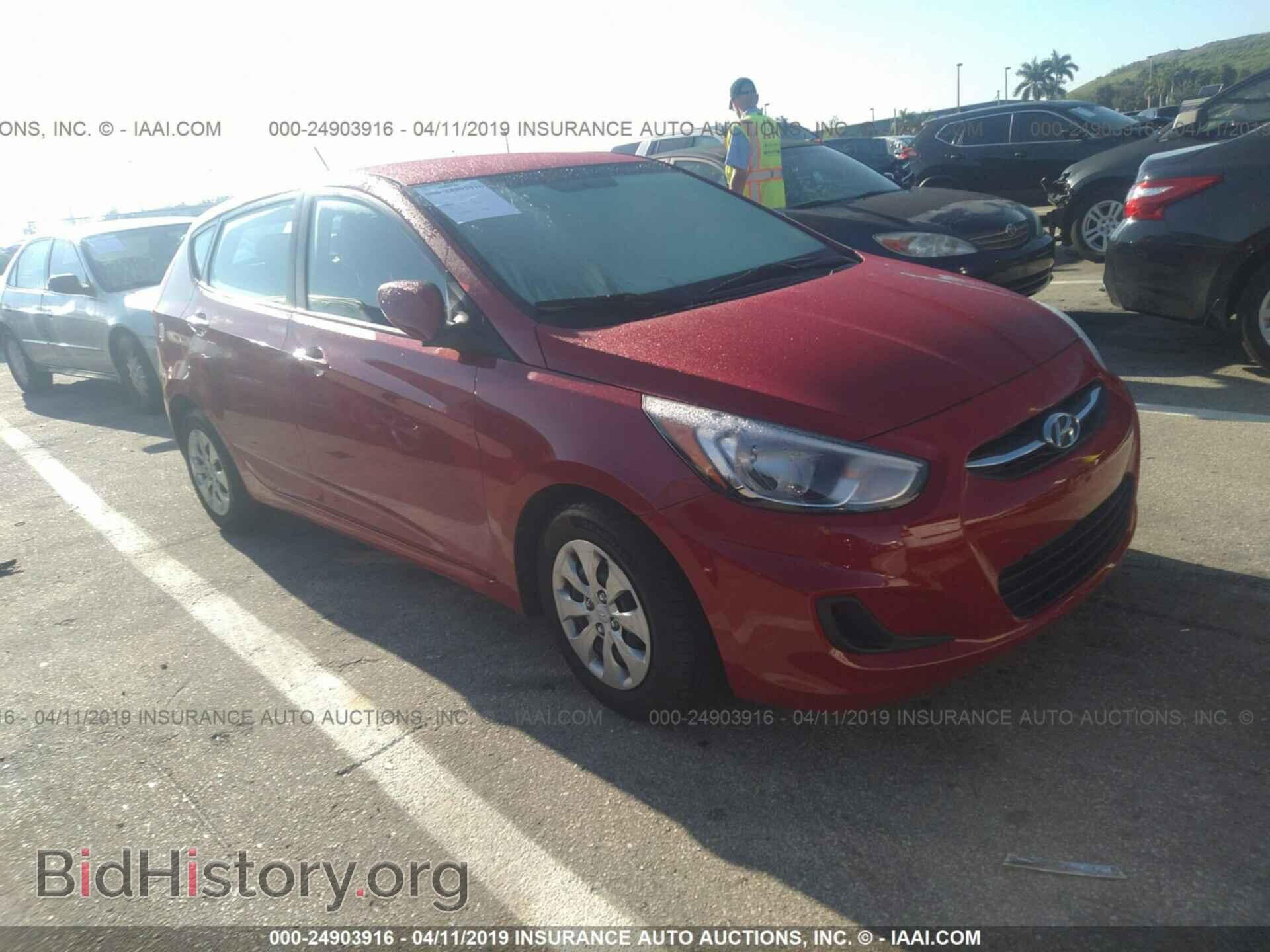 Фотография KMHCT5AE0GU279850 - HYUNDAI ACCENT 2016
