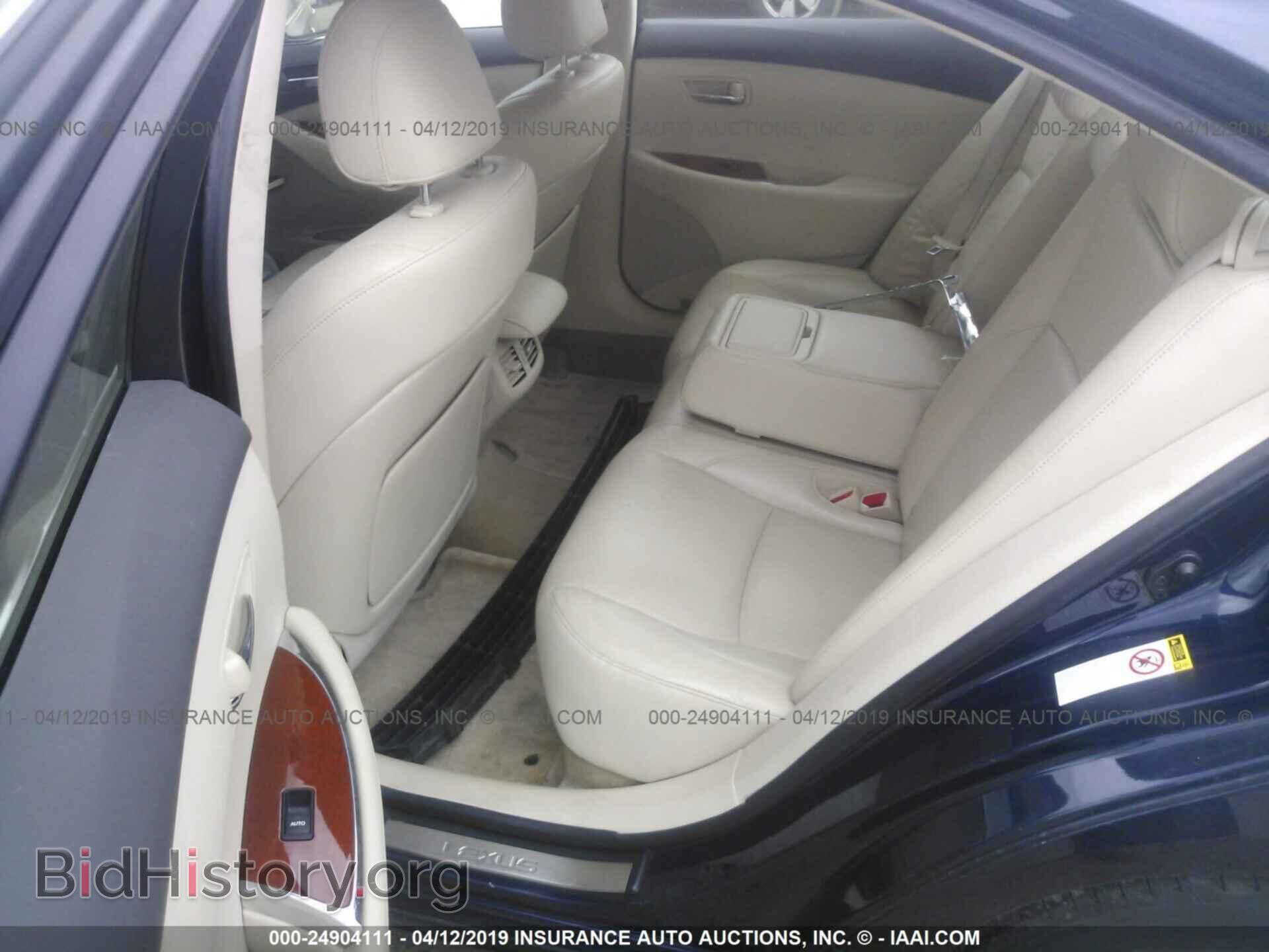 2011 LEXUS ES - VIN: JTHBK1EG9B2440741 - Фото 8